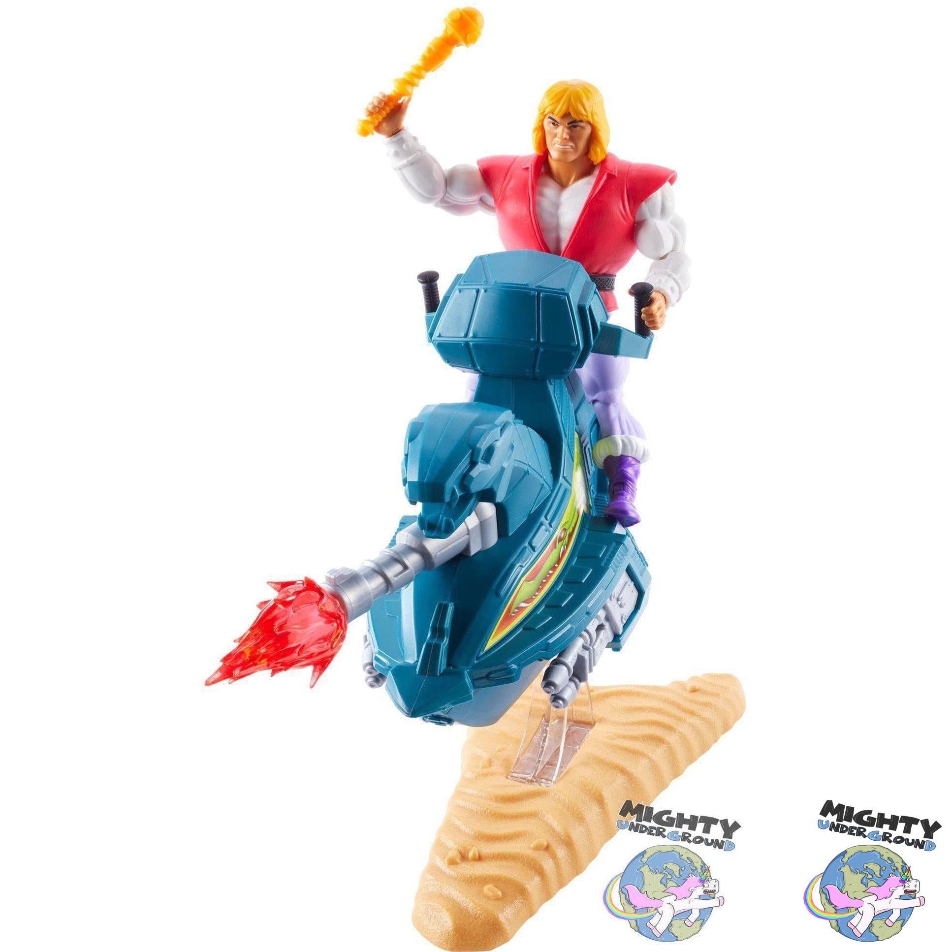 Masters of the Universe Origins: Prince Adam with Sky Sled VORBESTELLUNG!-Actionfiguren-Mattel-mighty-underground