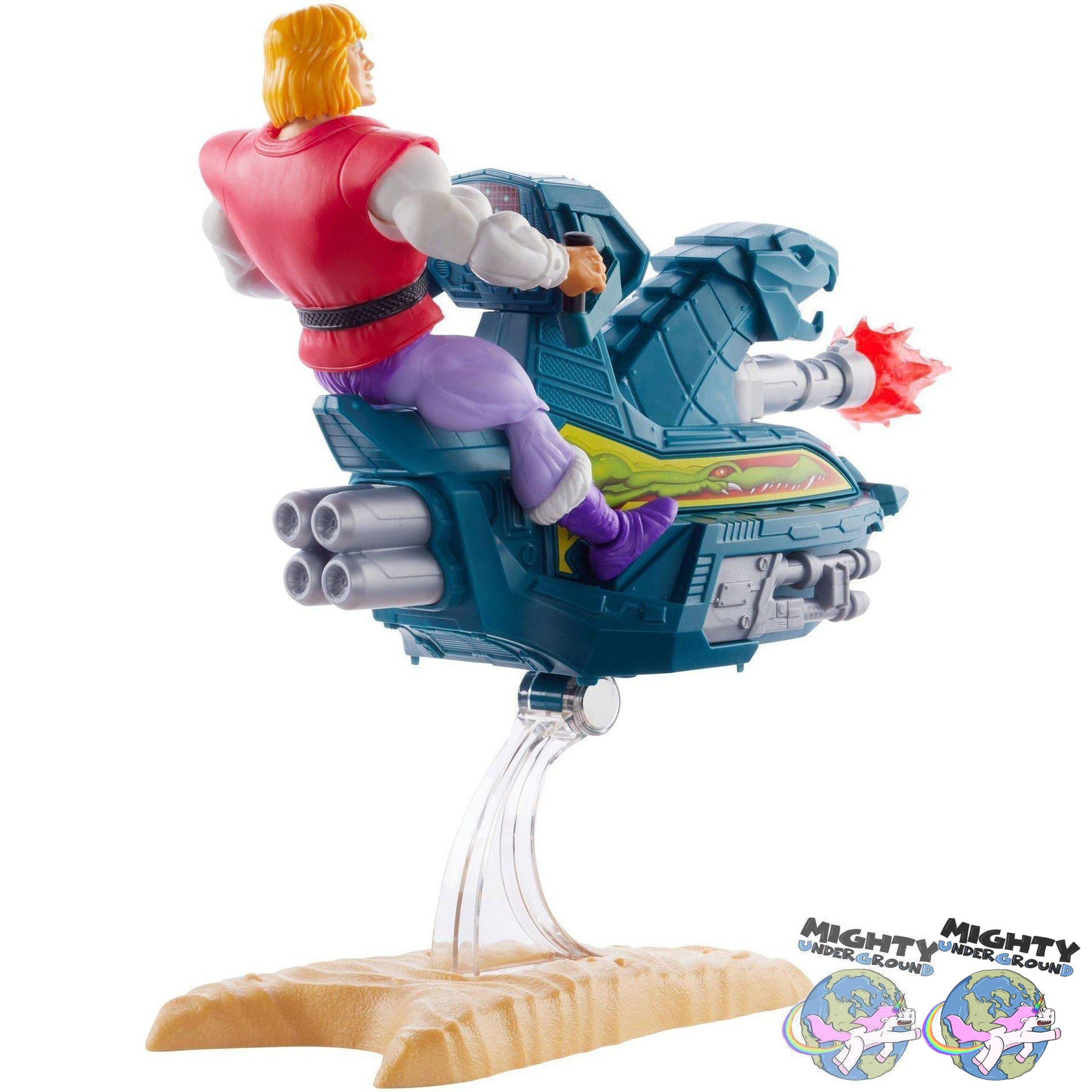 Masters of the Universe Origins: Prince Adam with Sky Sled VORBESTELLUNG!-Actionfiguren-Mattel-mighty-underground