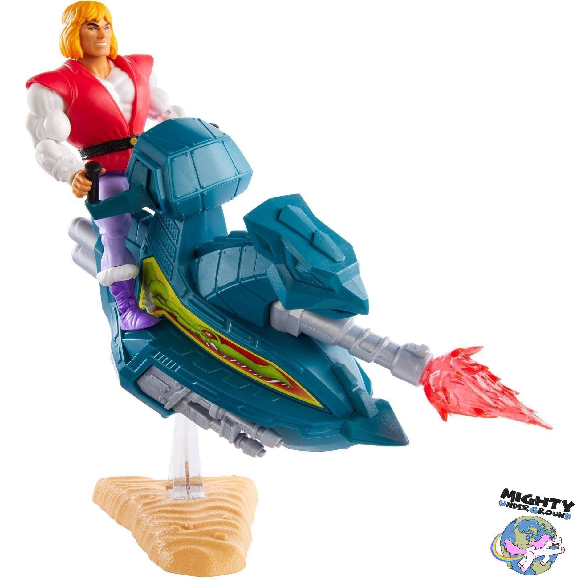 Masters of the Universe Origins: Prince Adam with Sky Sled VORBESTELLUNG!-Actionfiguren-Mattel-mighty-underground