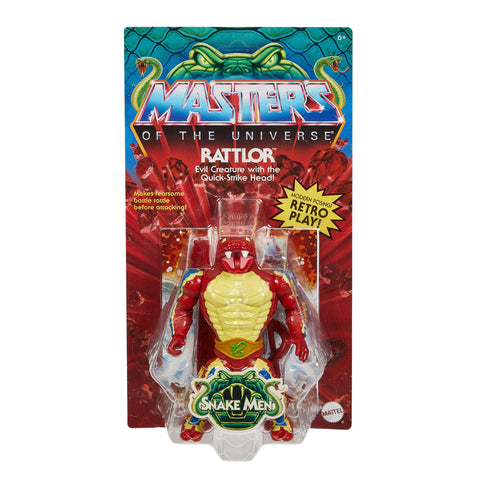 Masters of the Universe Origins: Rattlor (US-Karte)-Actionfiguren-Mattel-Mighty Underground