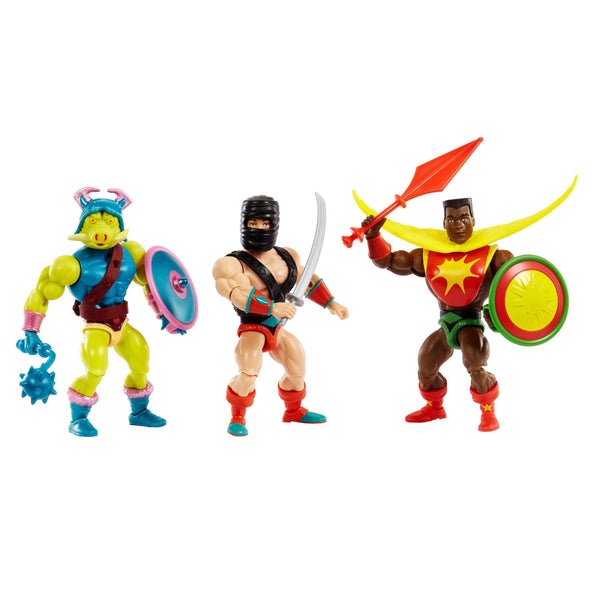 Masters of the Universe Origins: Rulers of the Sun 3-Pack-Actionfiguren-Mattel-Mighty Underground