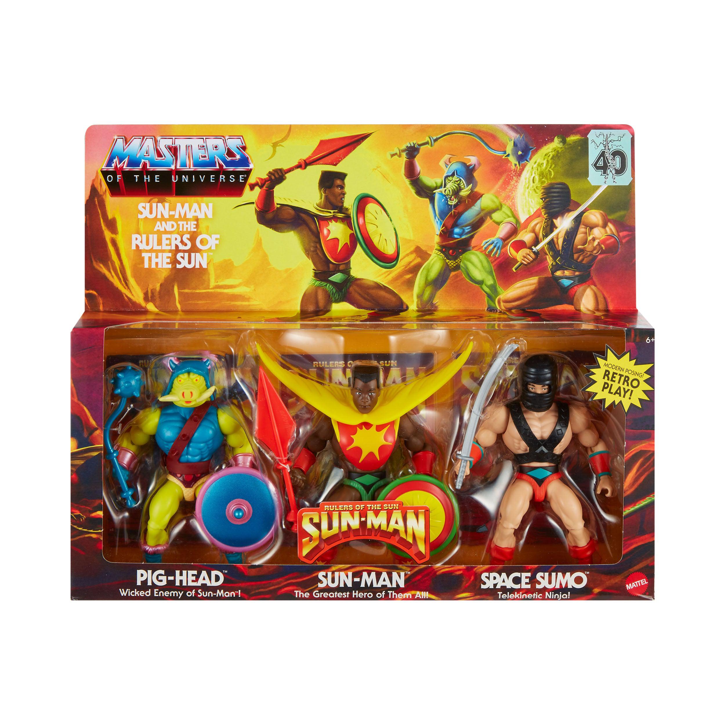 Masters of the Universe Origins: Rulers of the Sun 3-Pack-Actionfiguren-Mattel-Mighty Underground