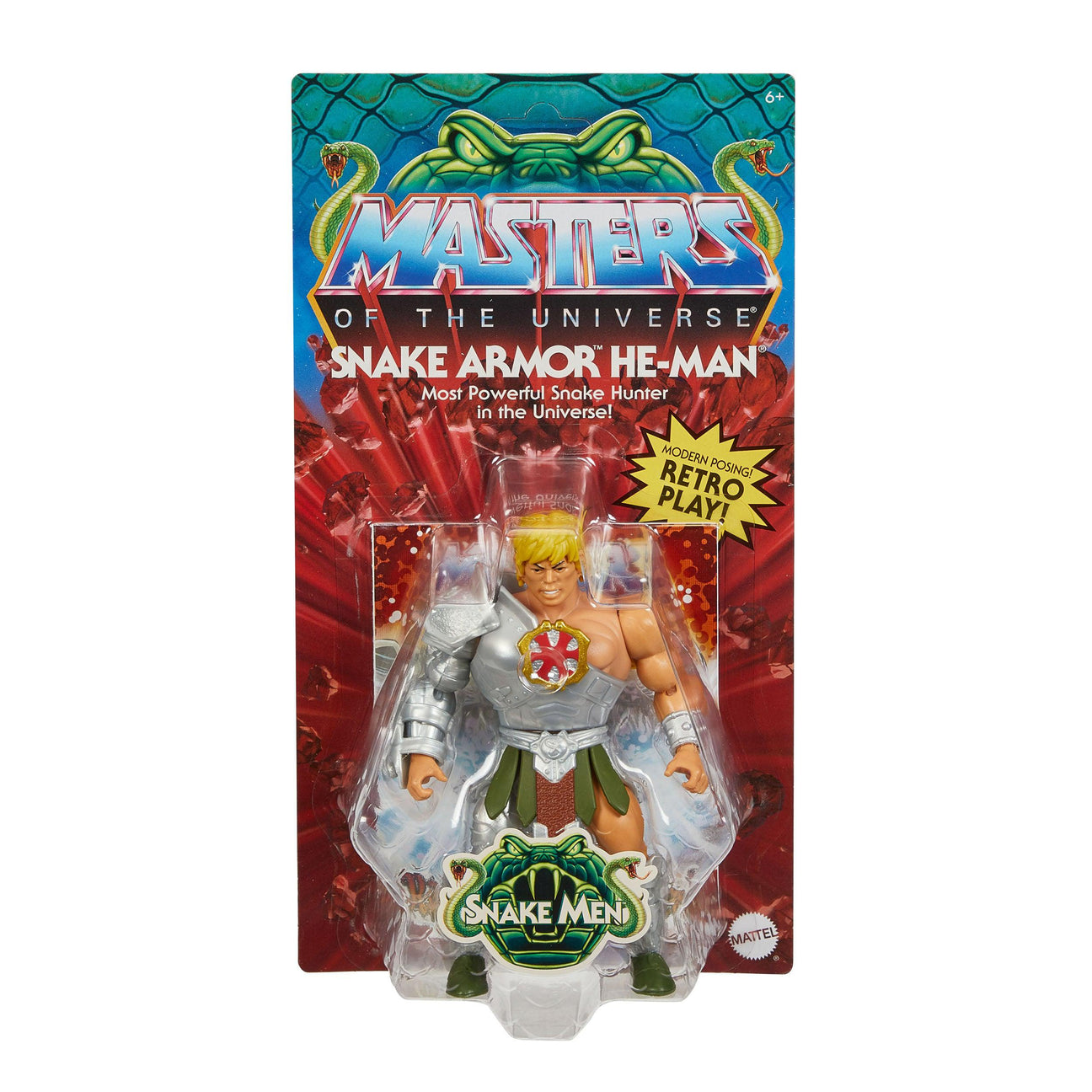 Masters of the Universe Origins: Snake Armor He-Man (US-Karte)-Actionfiguren-Mattel-Mighty Underground