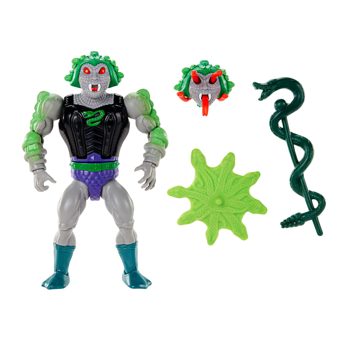 Masters of the Universe Origins: Snake Face Deluxe (US-Karte)-Actionfiguren-Mattel-Mighty Underground