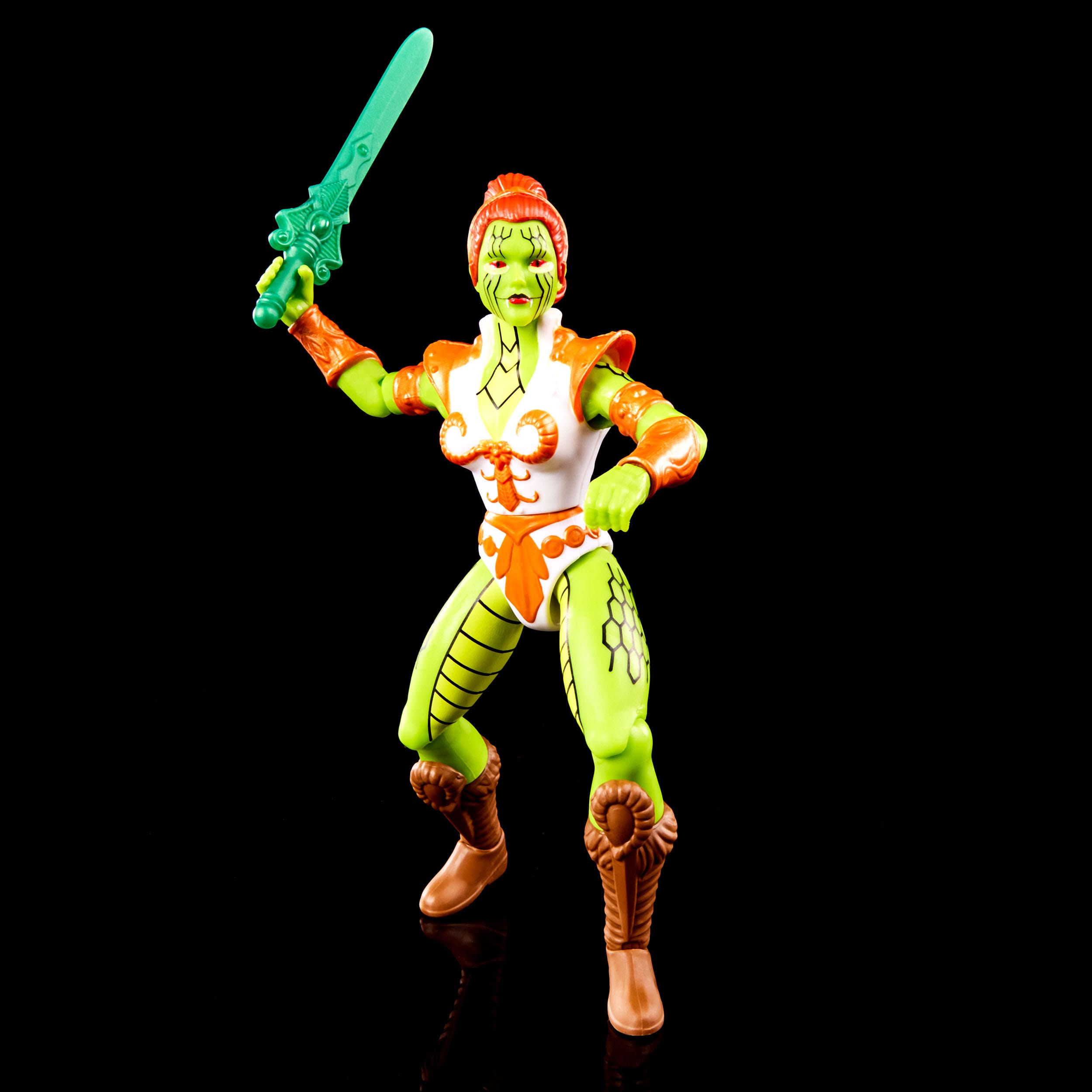 Masters of the Universe Origins: Snake Teela (US-Karte)-Actionfiguren-Mattel-Mighty Underground