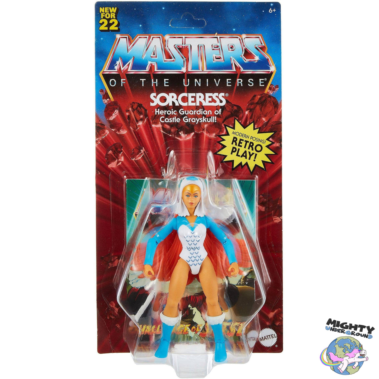 Masters of the Universe Origins: Sorceress-Actionfiguren-Mattel-Mighty Underground
