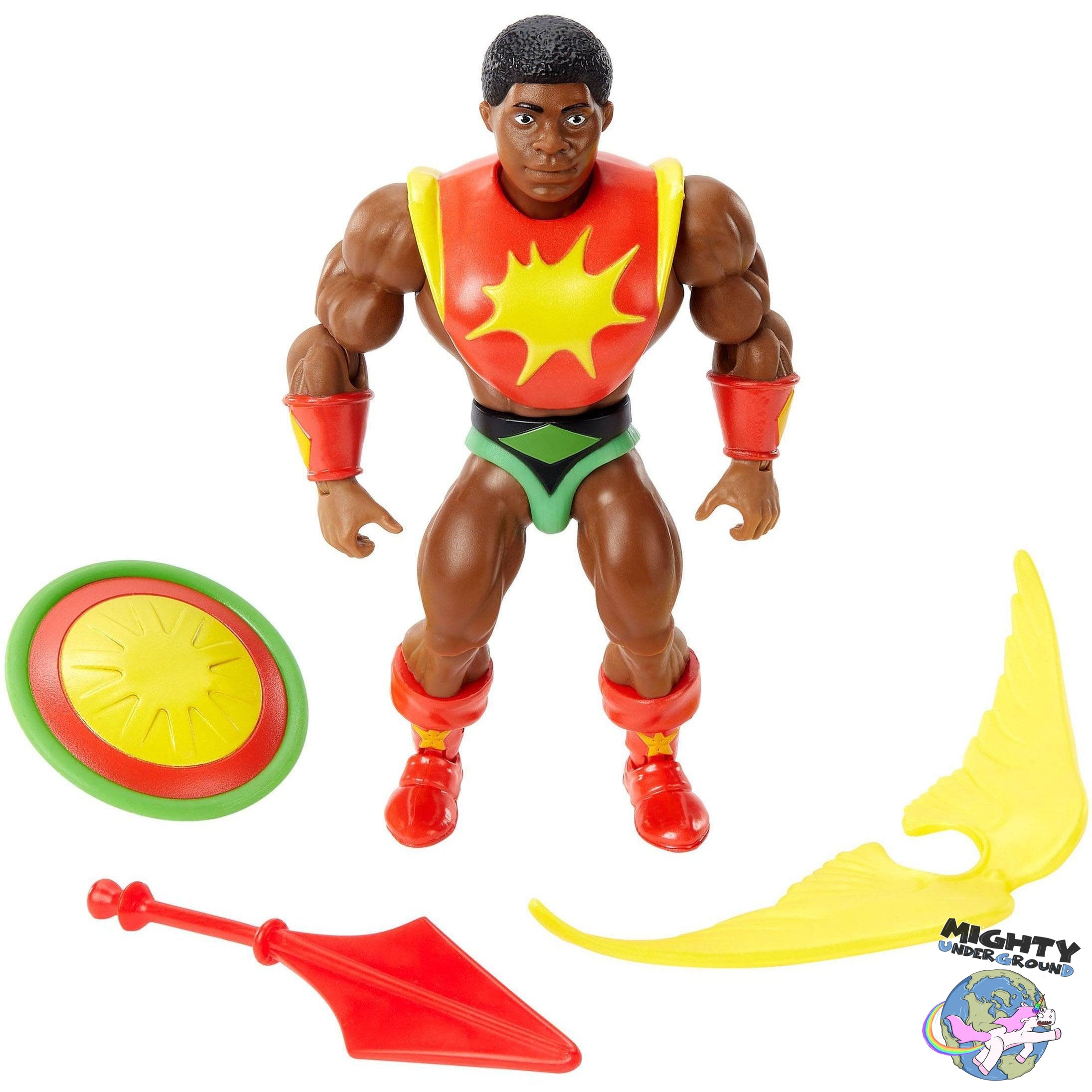 Masters of the Universe Origins: Sun Man-Actionfiguren-Mattel-Mighty Underground