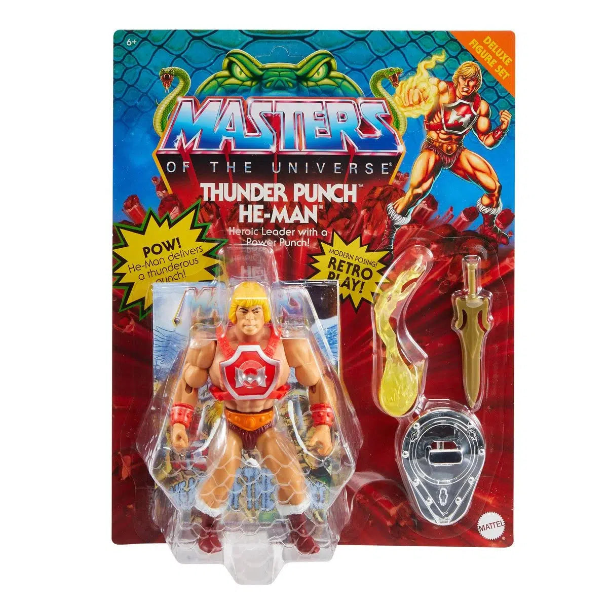 Masters of the Universe Origins: Thunder Punch He-Man Deluxe (US-Karte)-Actionfiguren-Mattel-Mighty Underground