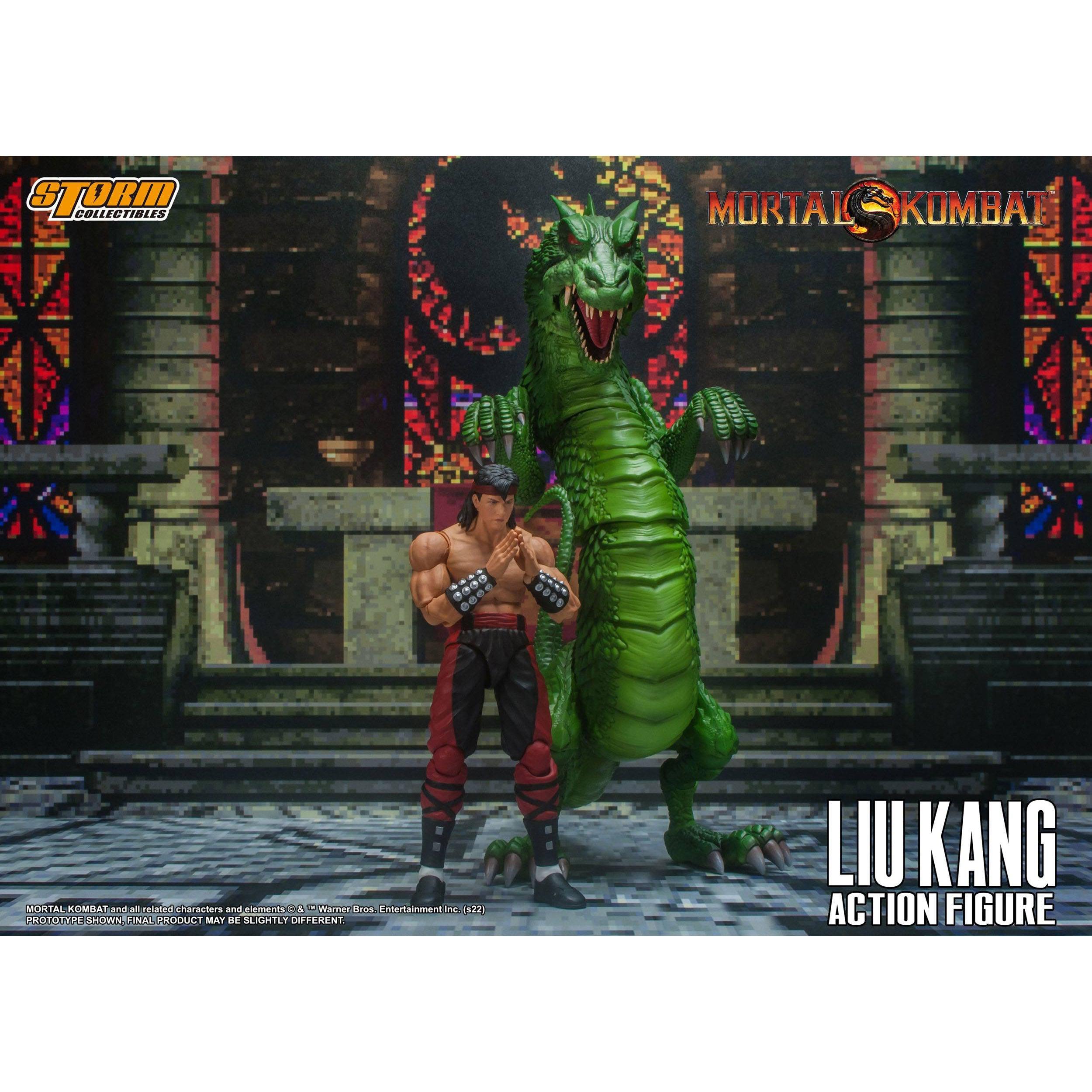 Mortal Kombat: Liu Kang & Dragon 1/12-Storm Collectibles-Mighty Underground