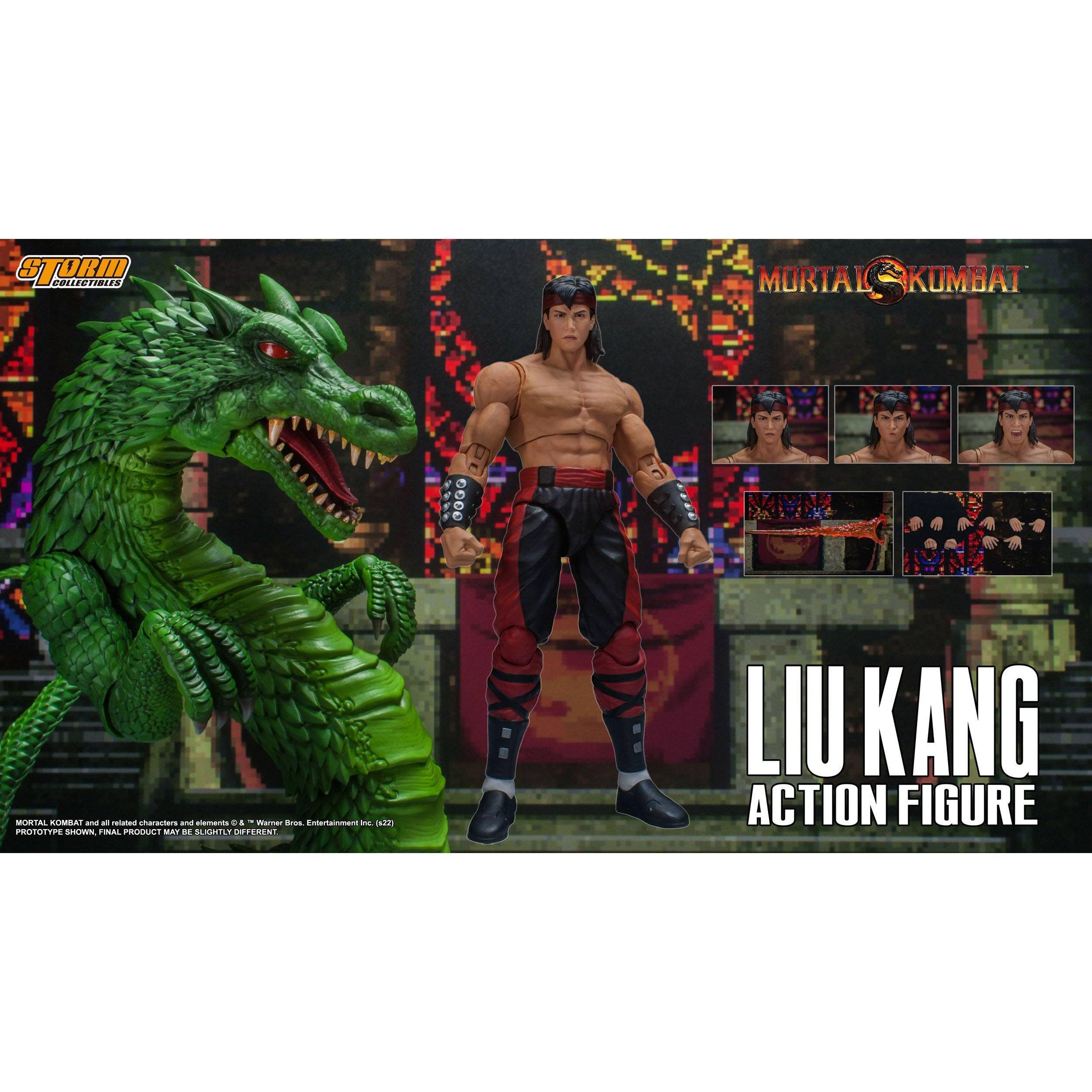 Mortal Kombat: Liu Kang & Dragon 1/12-Storm Collectibles-Mighty Underground