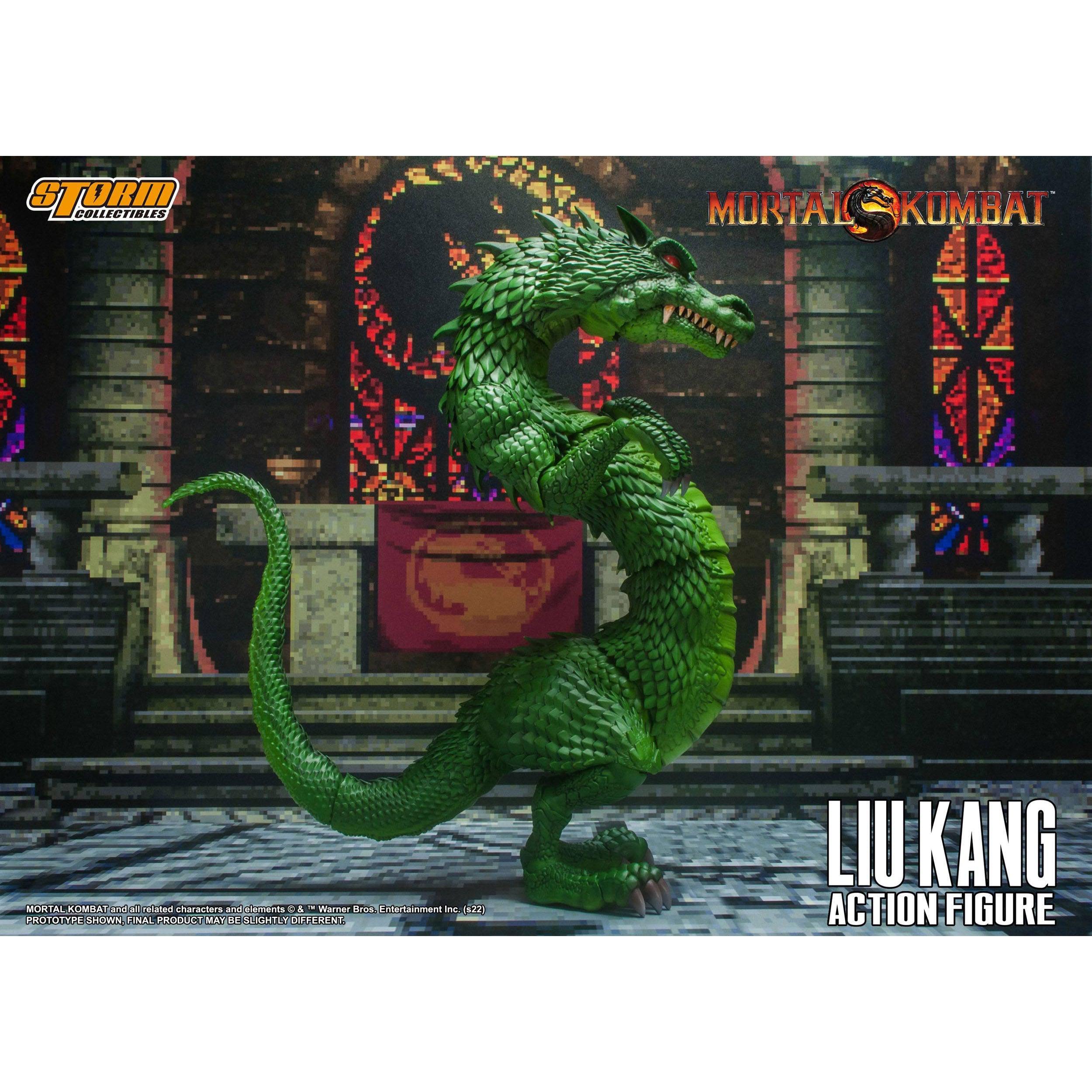 Mortal Kombat: Liu Kang & Dragon 1/12-Storm Collectibles-Mighty Underground