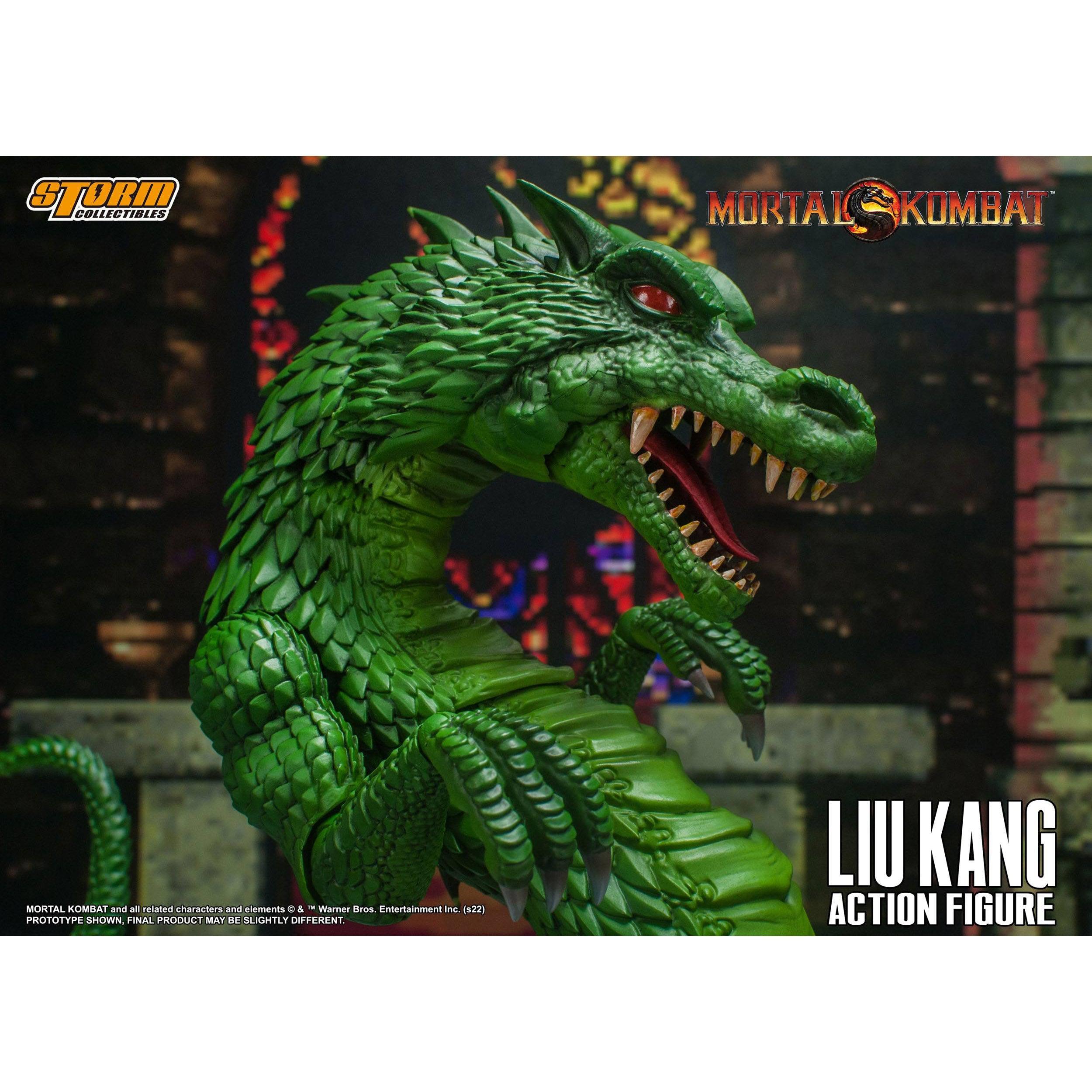 Mortal Kombat: Liu Kang & Dragon 1/12-Storm Collectibles-Mighty Underground