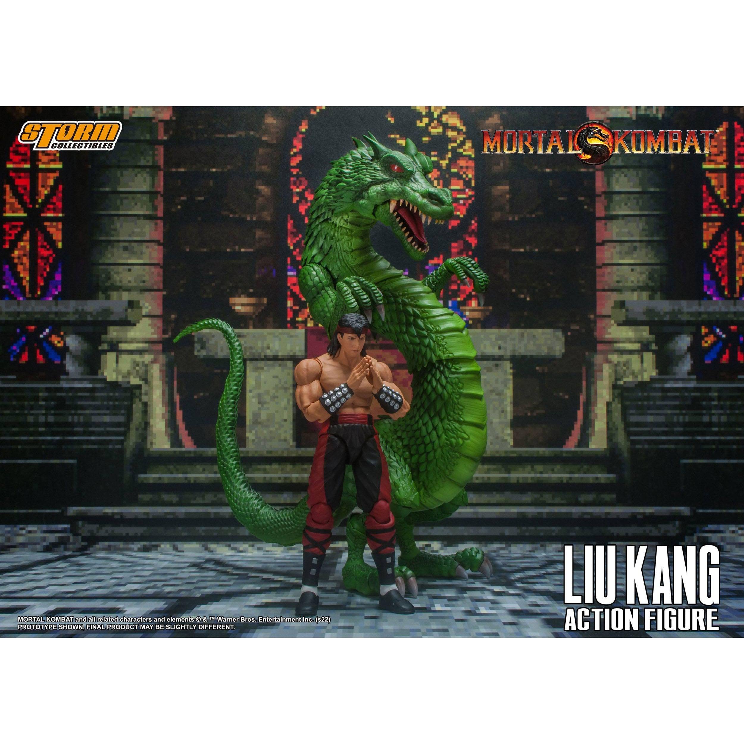 Mortal Kombat: Liu Kang & Dragon 1/12-Storm Collectibles-Mighty Underground