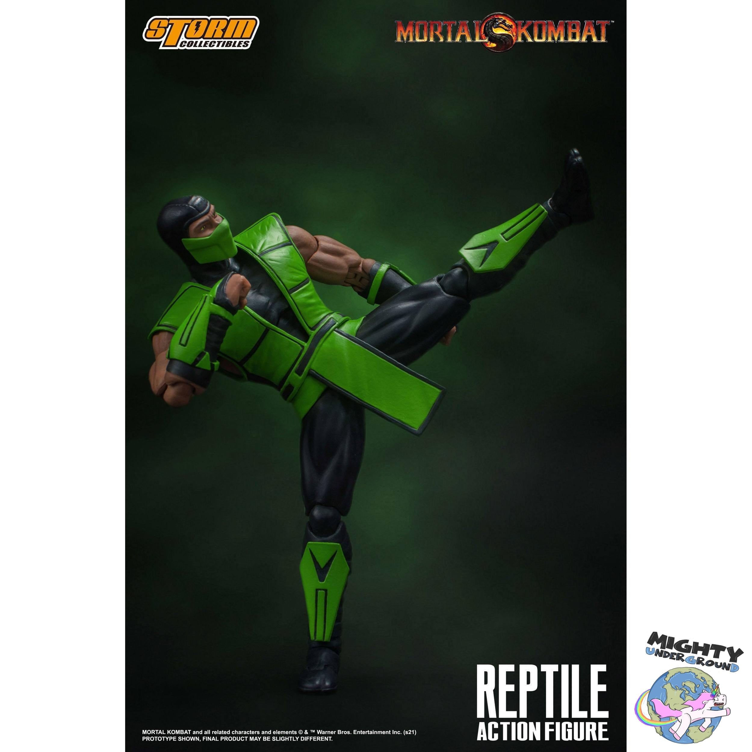 Mortal Kombat: Reptile 1/12-Actionfiguren-Storm Collectibles-Mighty Underground