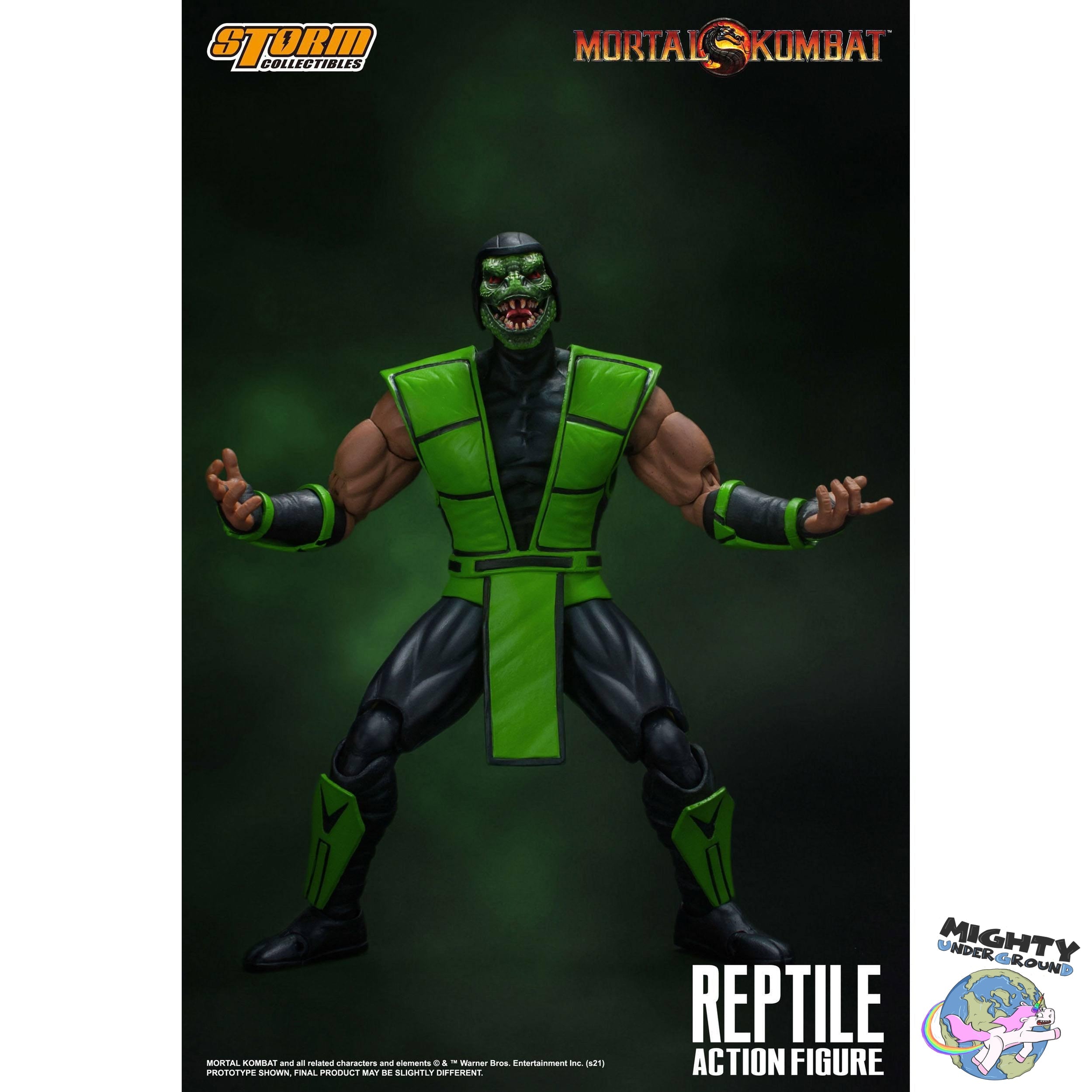 Mortal Kombat: Reptile 1/12-Actionfiguren-Storm Collectibles-Mighty Underground