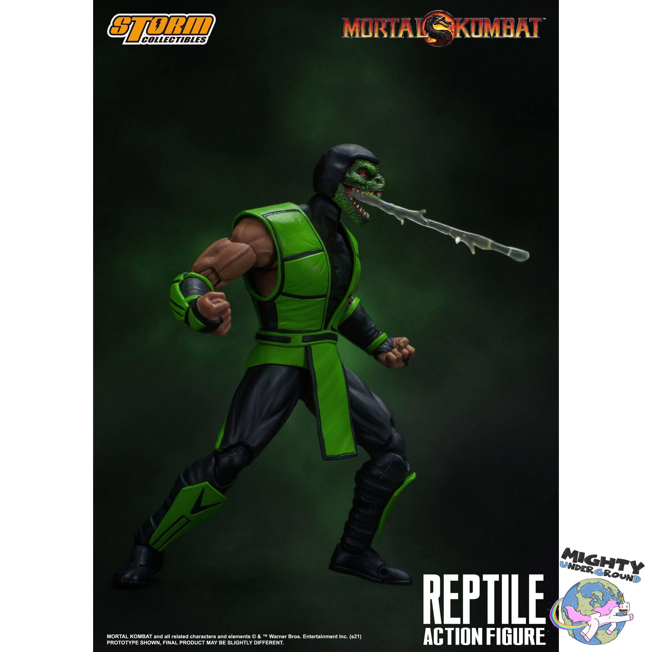 Mortal Kombat: Reptile 1/12-Actionfiguren-Storm Collectibles-Mighty Underground