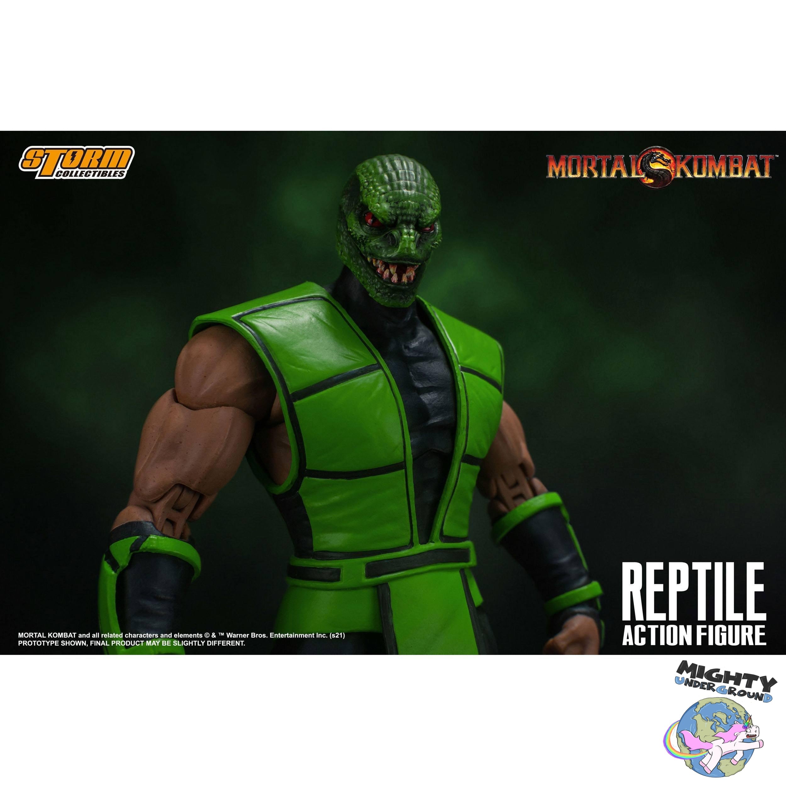 Mortal Kombat: Reptile 1/12-Actionfiguren-Storm Collectibles-Mighty Underground