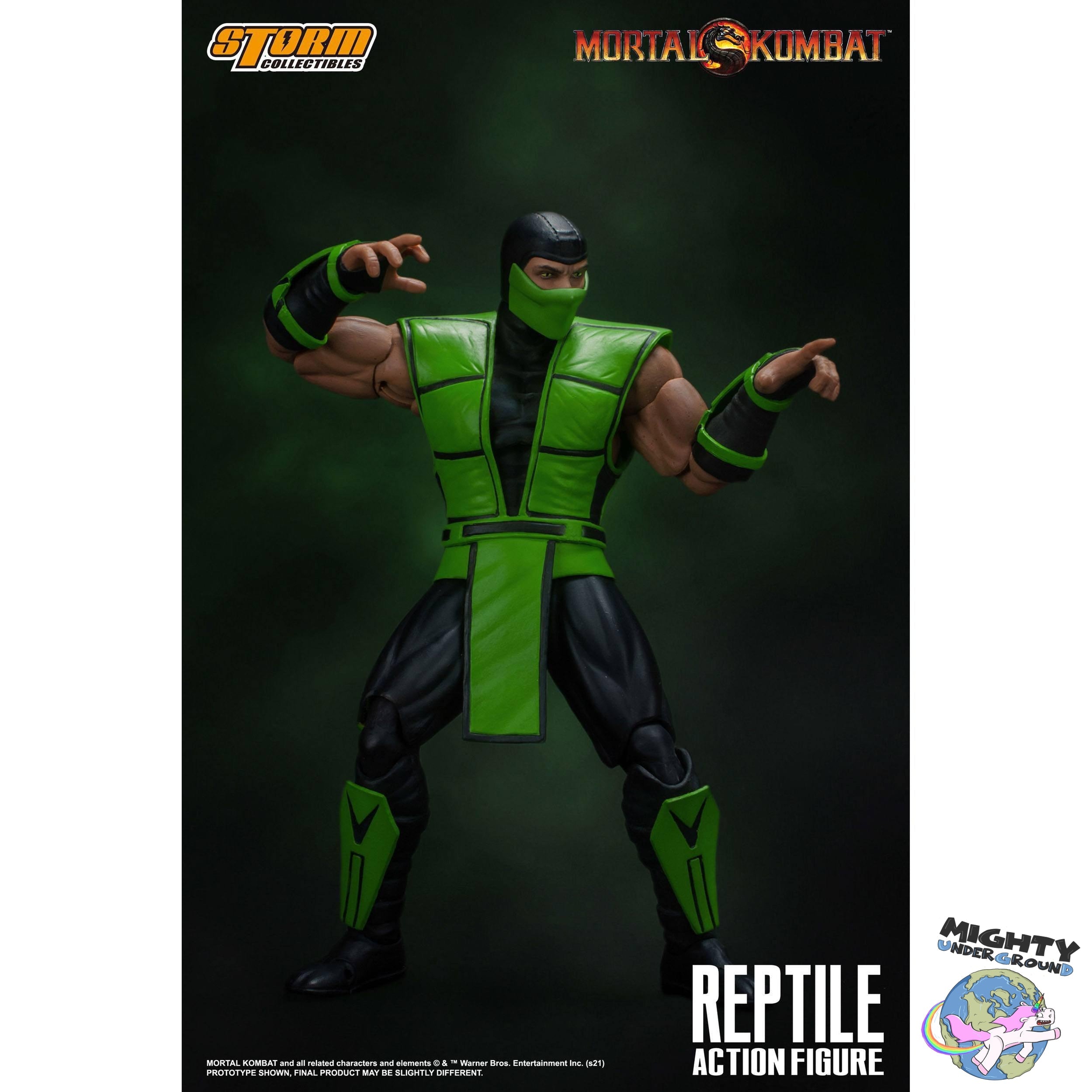 Mortal Kombat: Reptile 1/12-Actionfiguren-Storm Collectibles-Mighty Underground