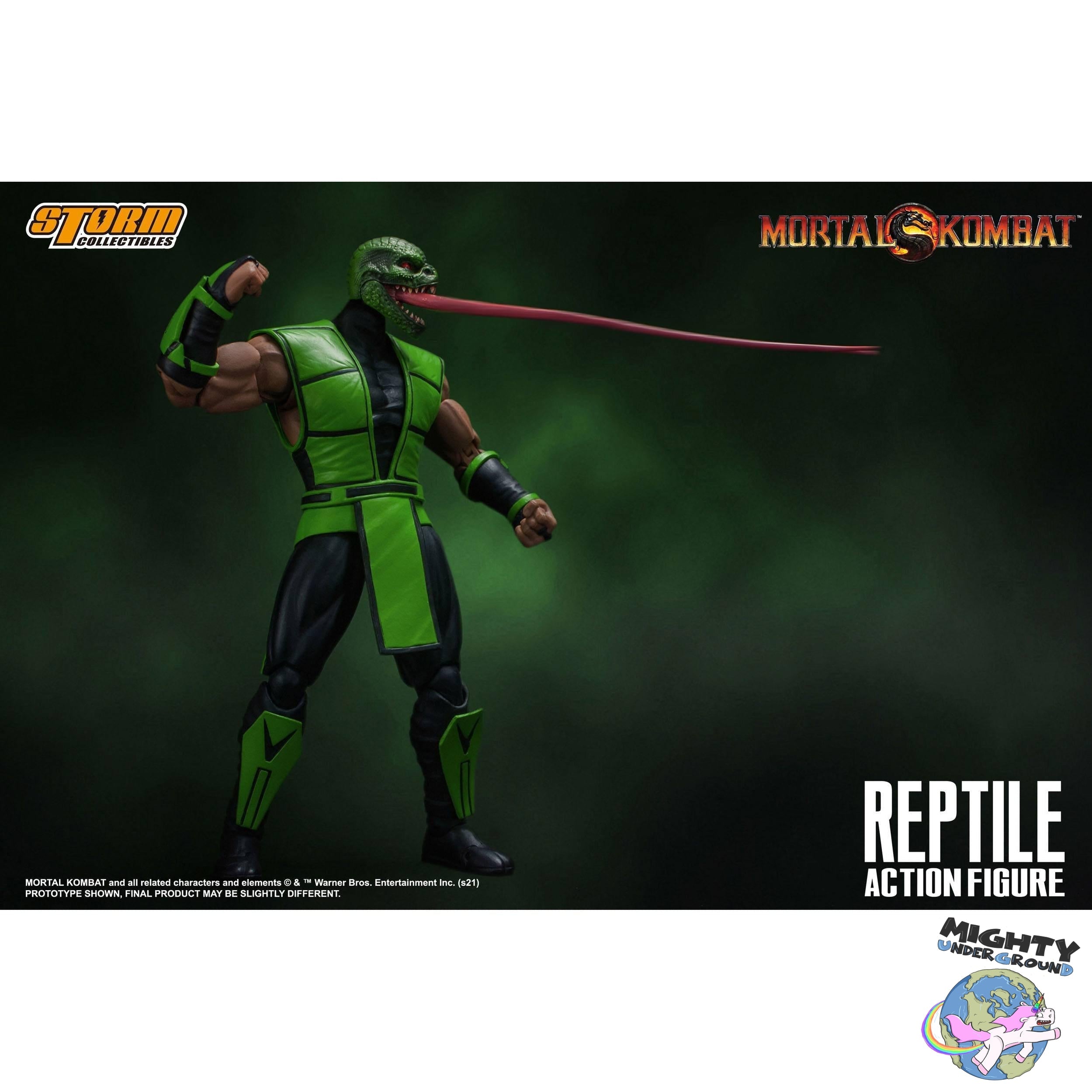 Mortal Kombat: Reptile 1/12-Actionfiguren-Storm Collectibles-Mighty Underground