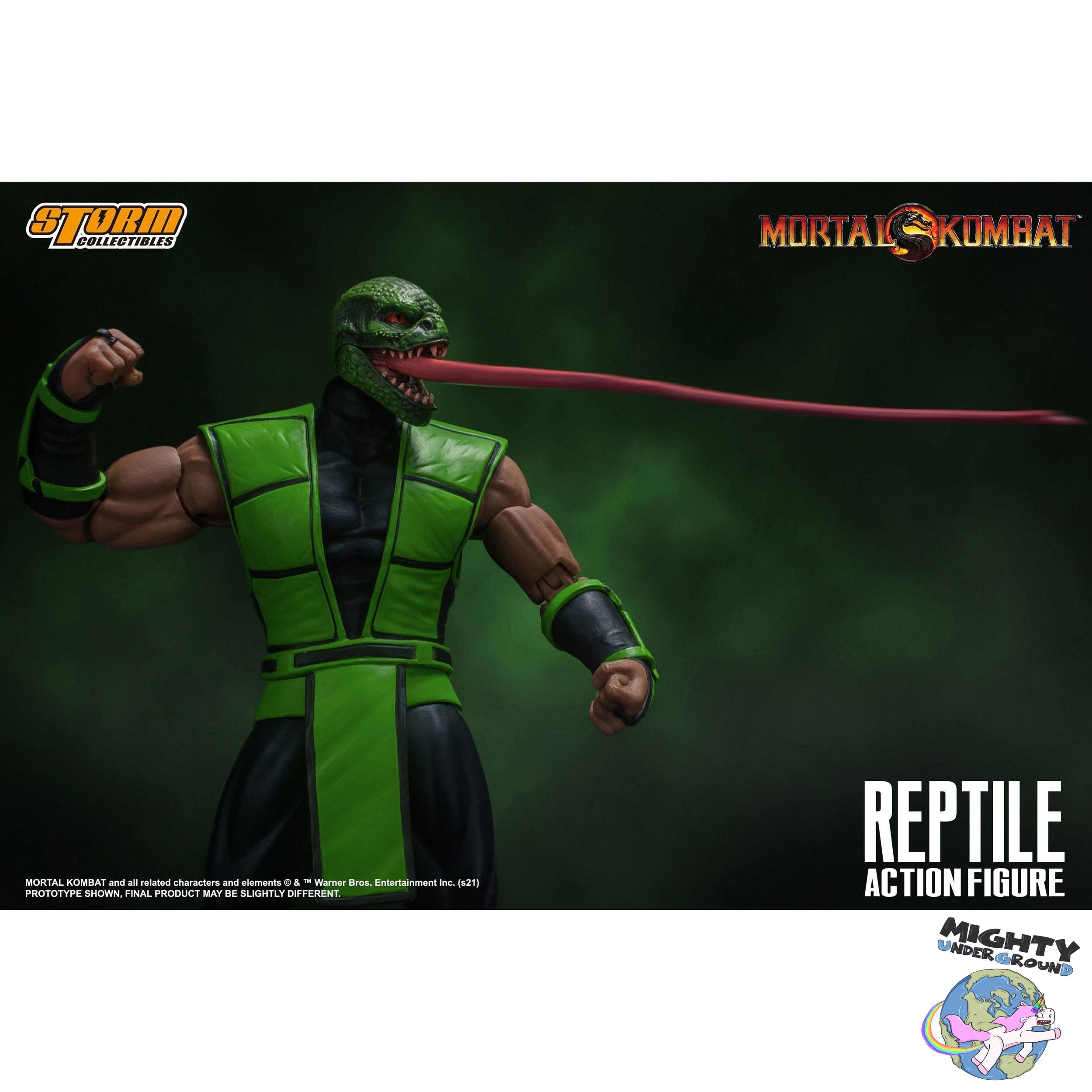 Mortal Kombat: Reptile 1/12-Actionfiguren-Storm Collectibles-Mighty Underground