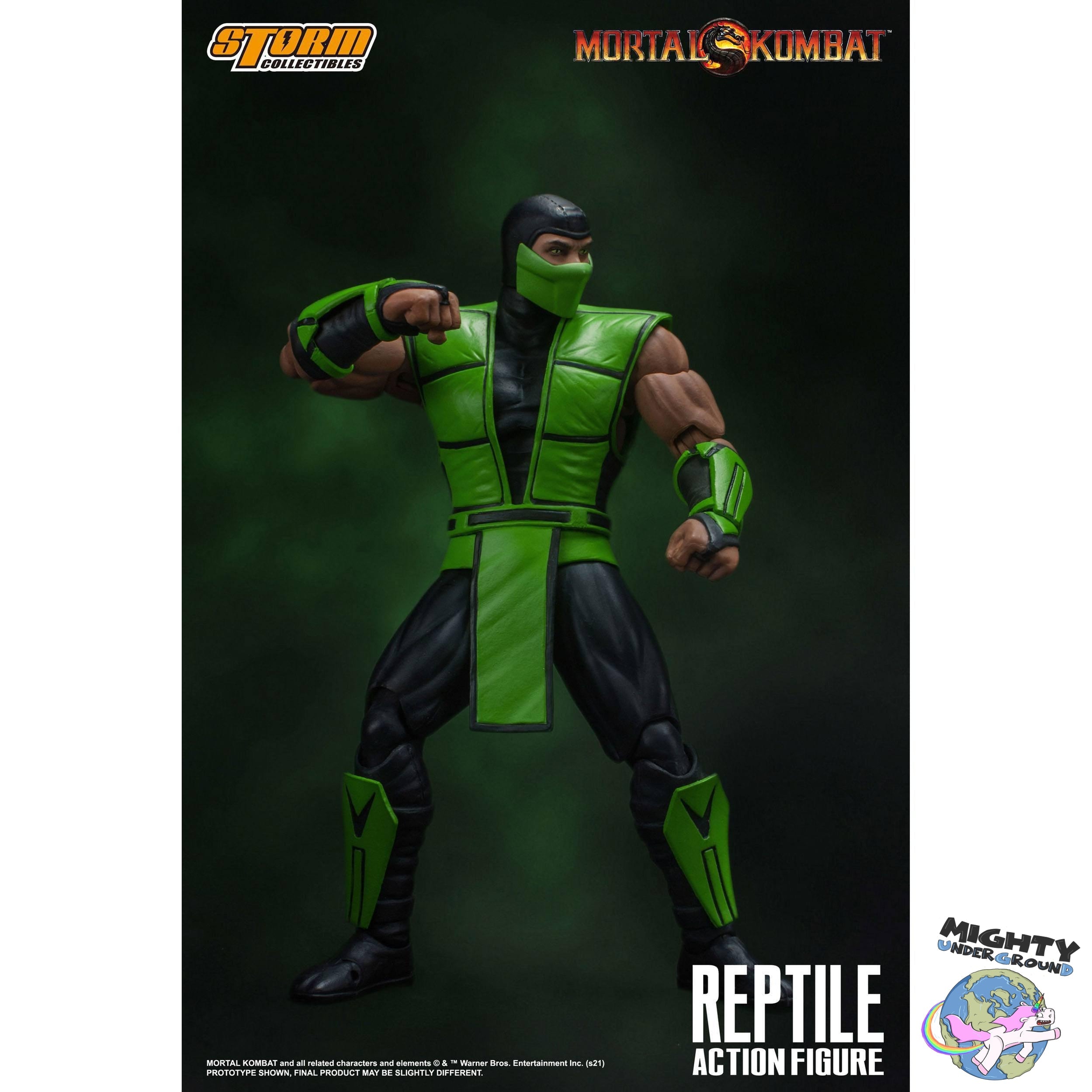 Mortal Kombat: Reptile 1/12-Actionfiguren-Storm Collectibles-Mighty Underground