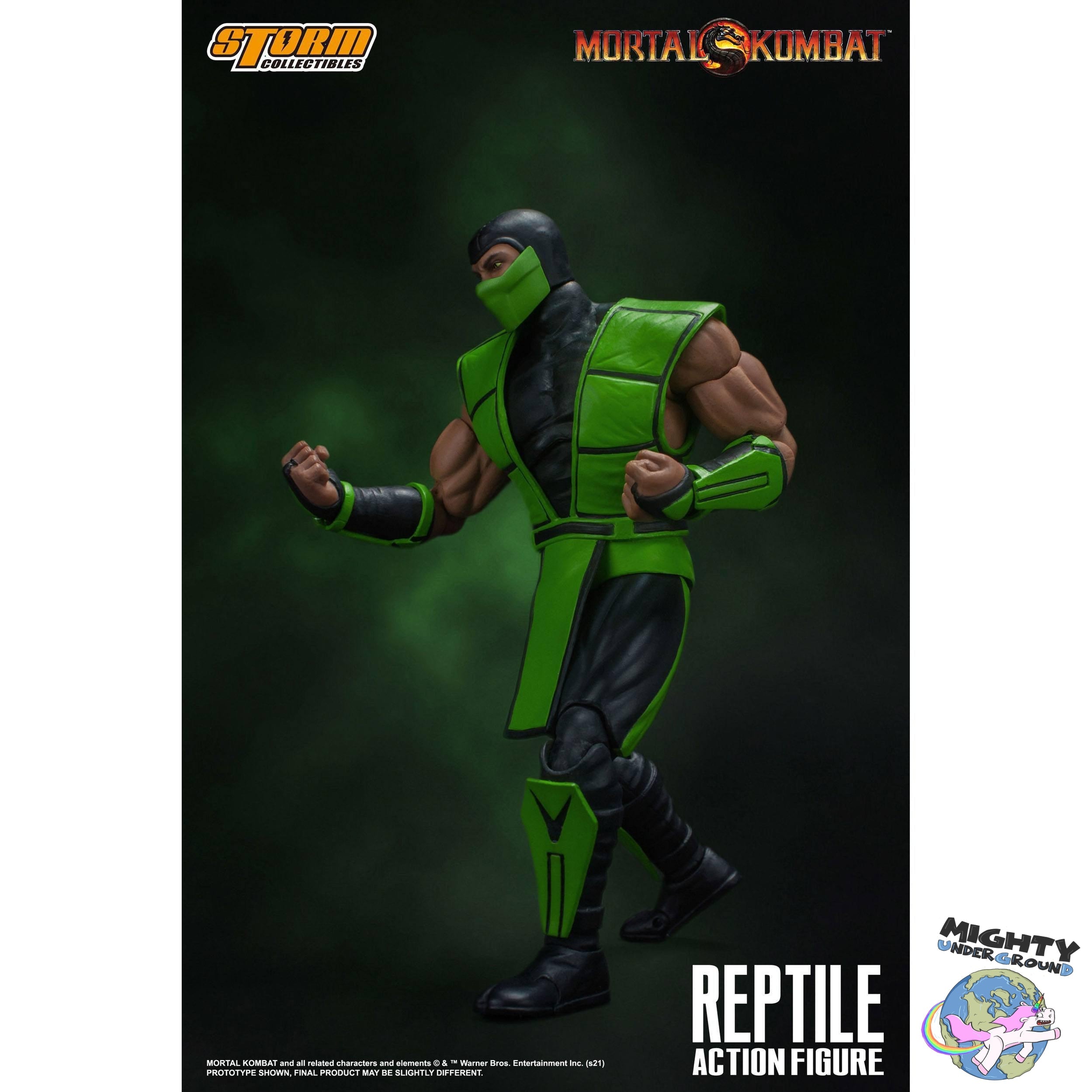 Mortal Kombat: Reptile 1/12-Actionfiguren-Storm Collectibles-Mighty Underground