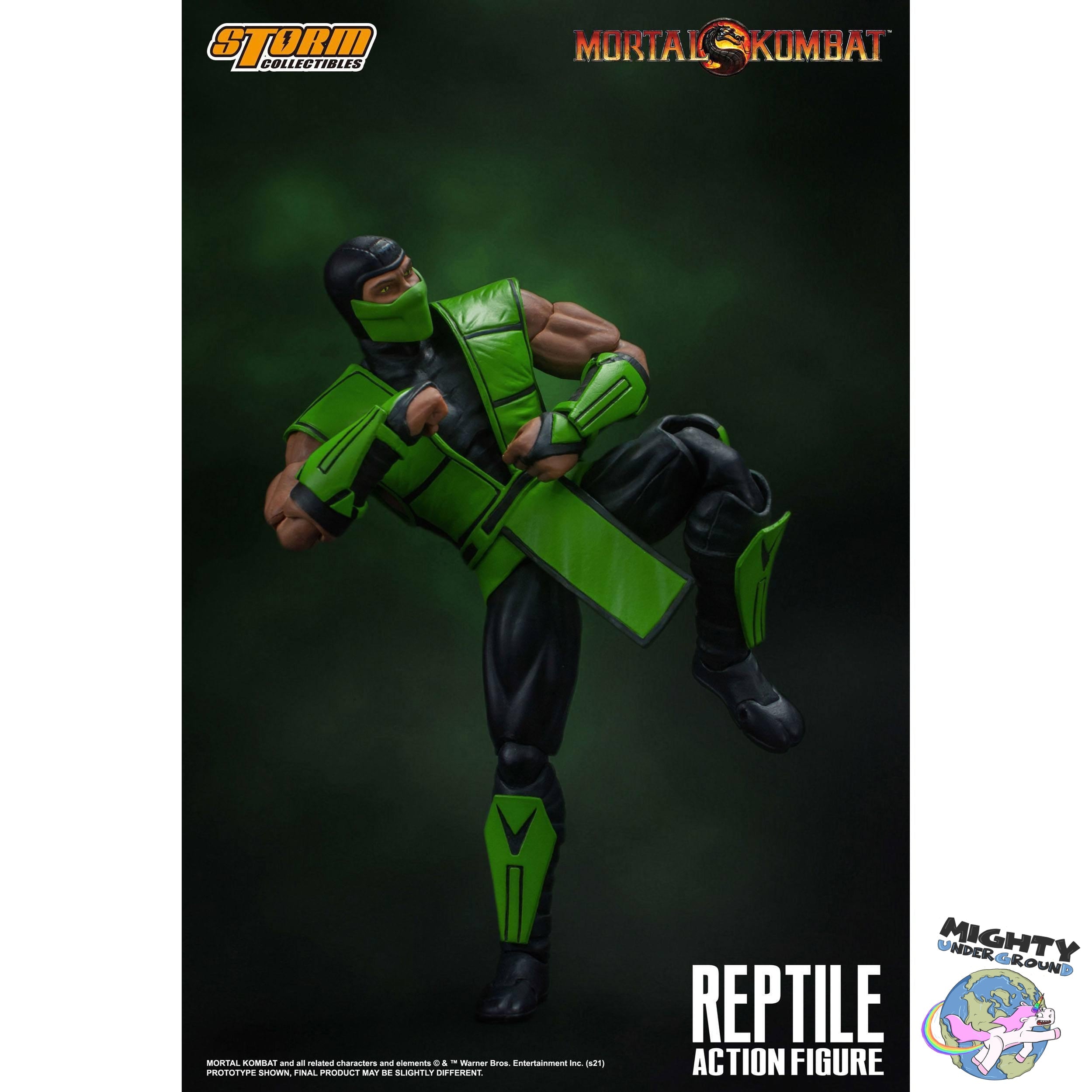 Mortal Kombat: Reptile 1/12-Actionfiguren-Storm Collectibles-Mighty Underground