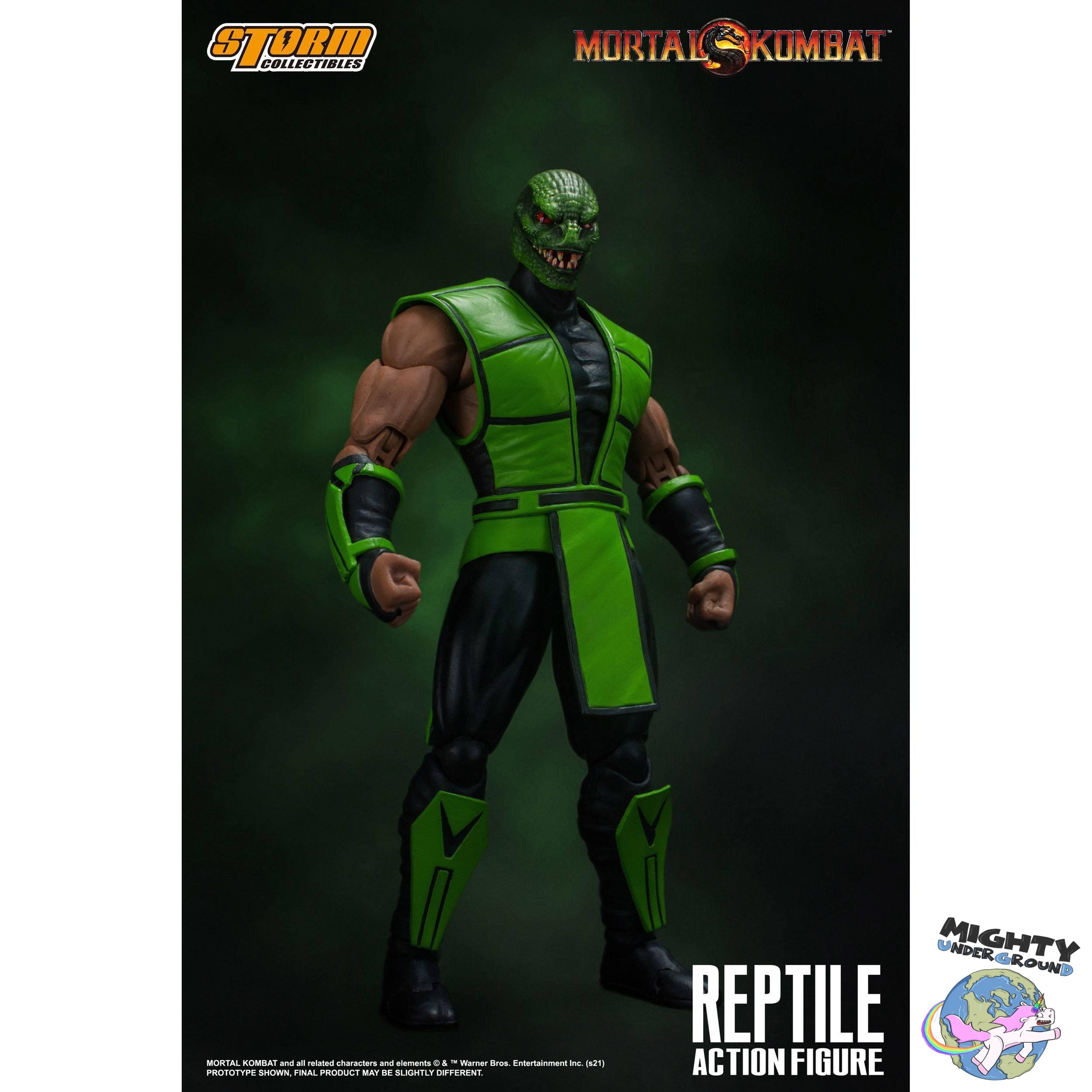 Mortal Kombat: Reptile 1/12-Actionfiguren-Storm Collectibles-Mighty Underground