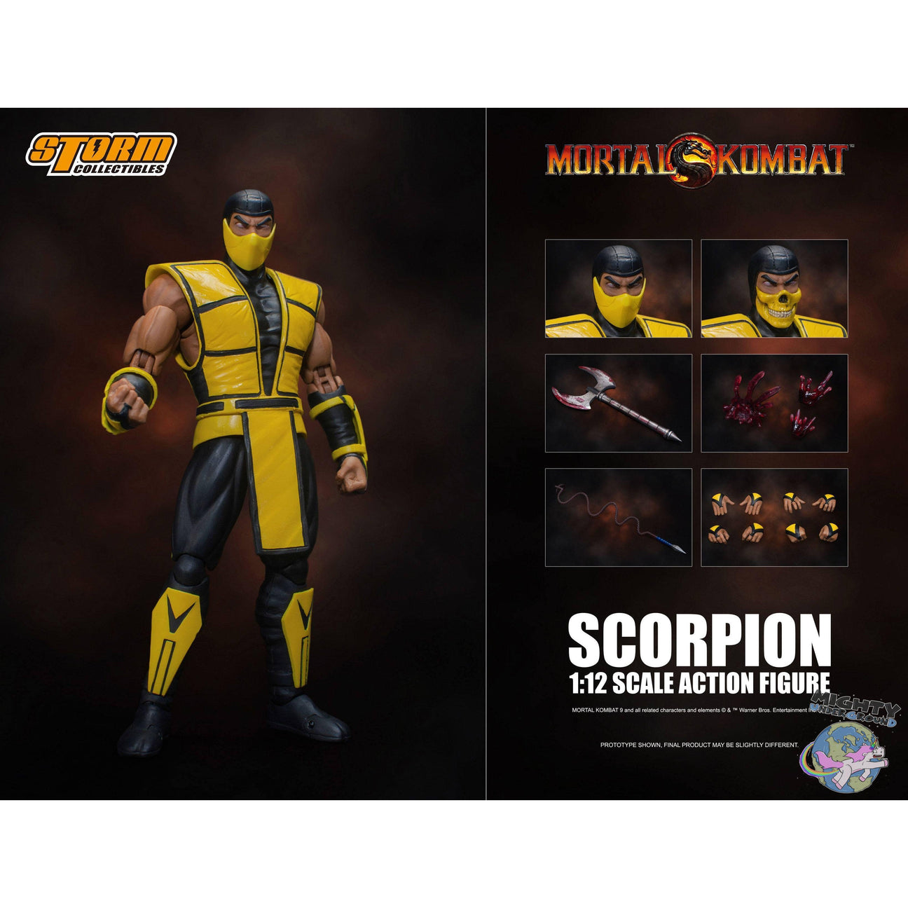 Mortal Kombat: Scorpion 1/12-Actionfiguren-Storm Collectibles-mighty-underground