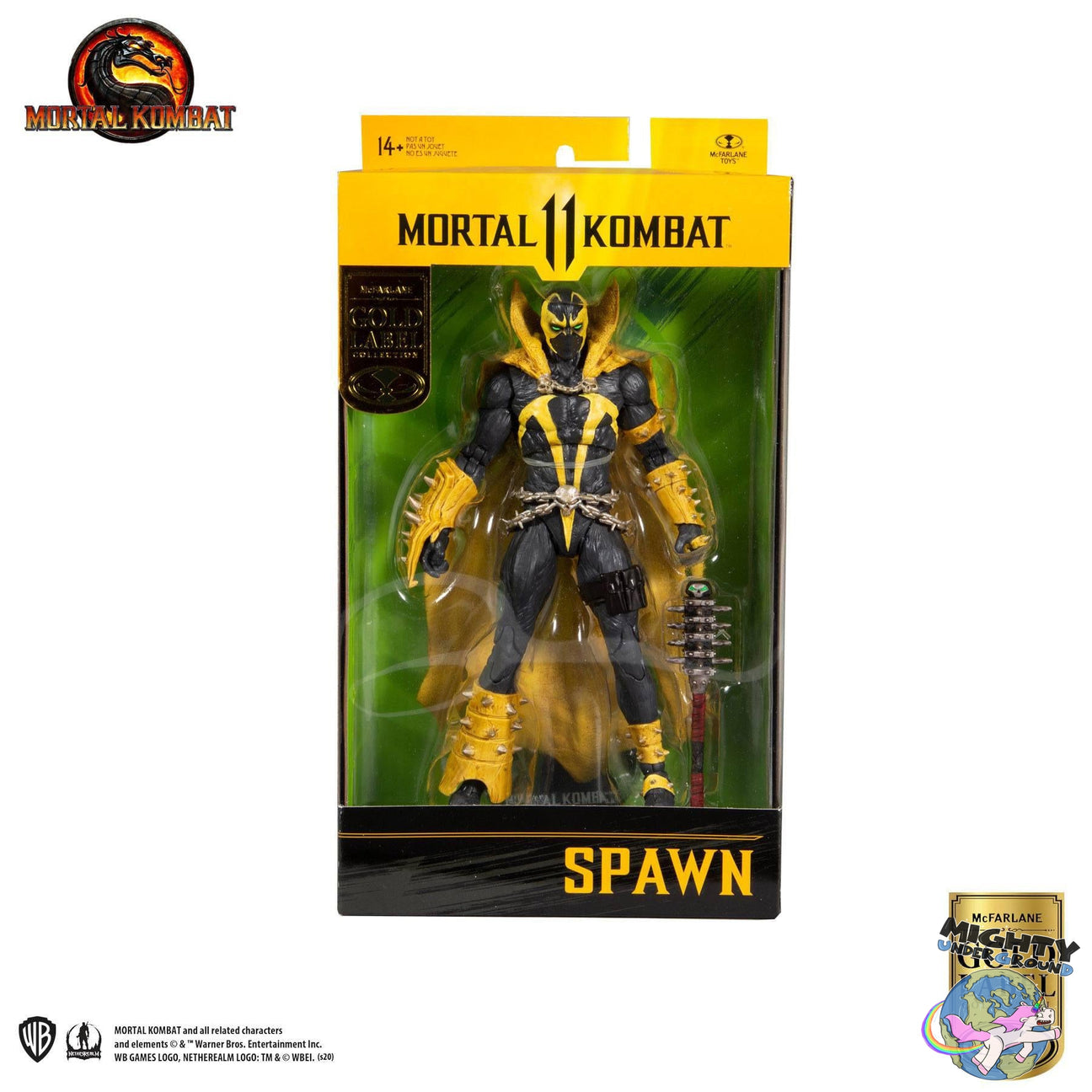 Mortal Kombat: Spawn (Curse of Apocalypse, Gold Label Series)-Actionfiguren-McFarlane Toys-Mighty Underground