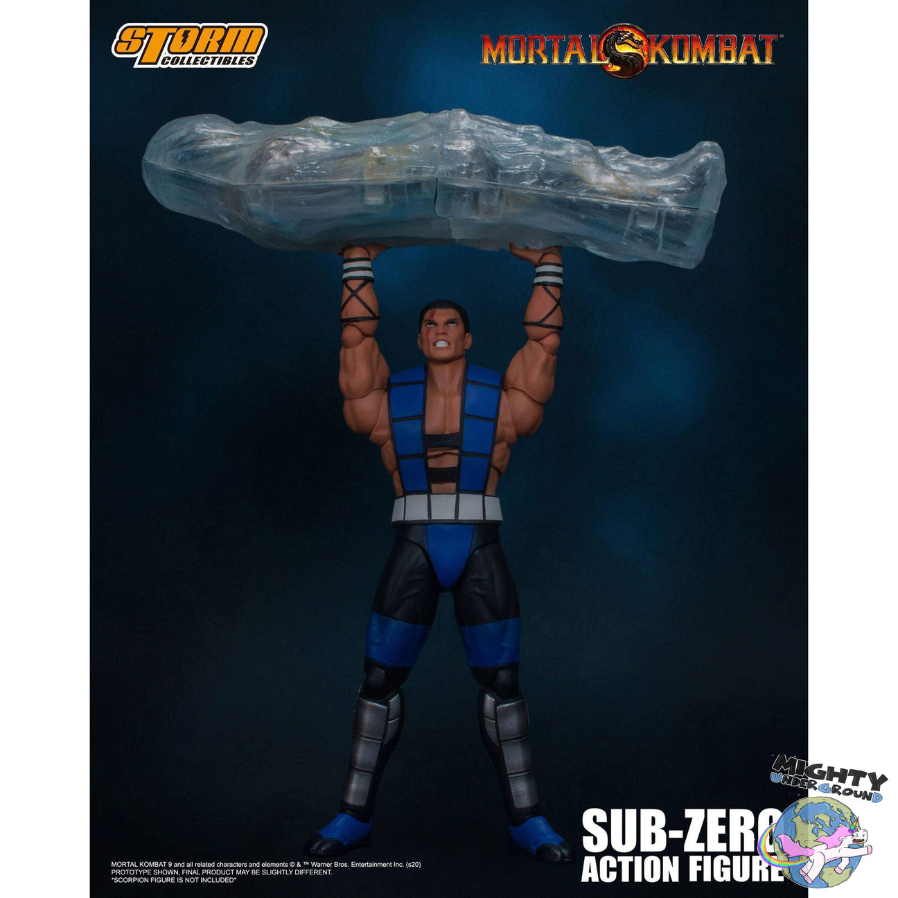 Mortal Kombat: Sub-Zero (Unmasked) 1/12-Actionfiguren-Storm Collectibles-Mighty Underground