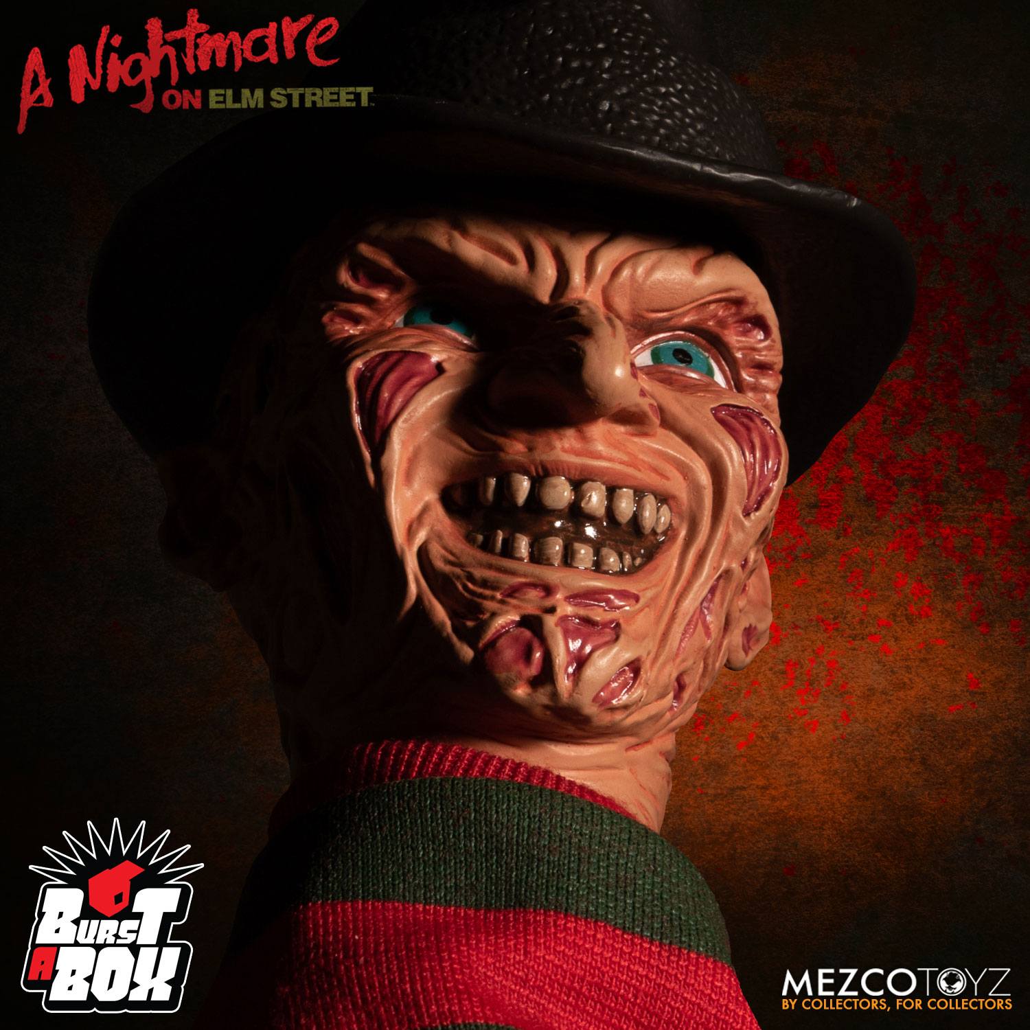 Nightmare on Elm Street: Freddy Krueger - Burst-A-Box Springteufel Spieluhr-Merchandise-Mezco-Mighty Underground