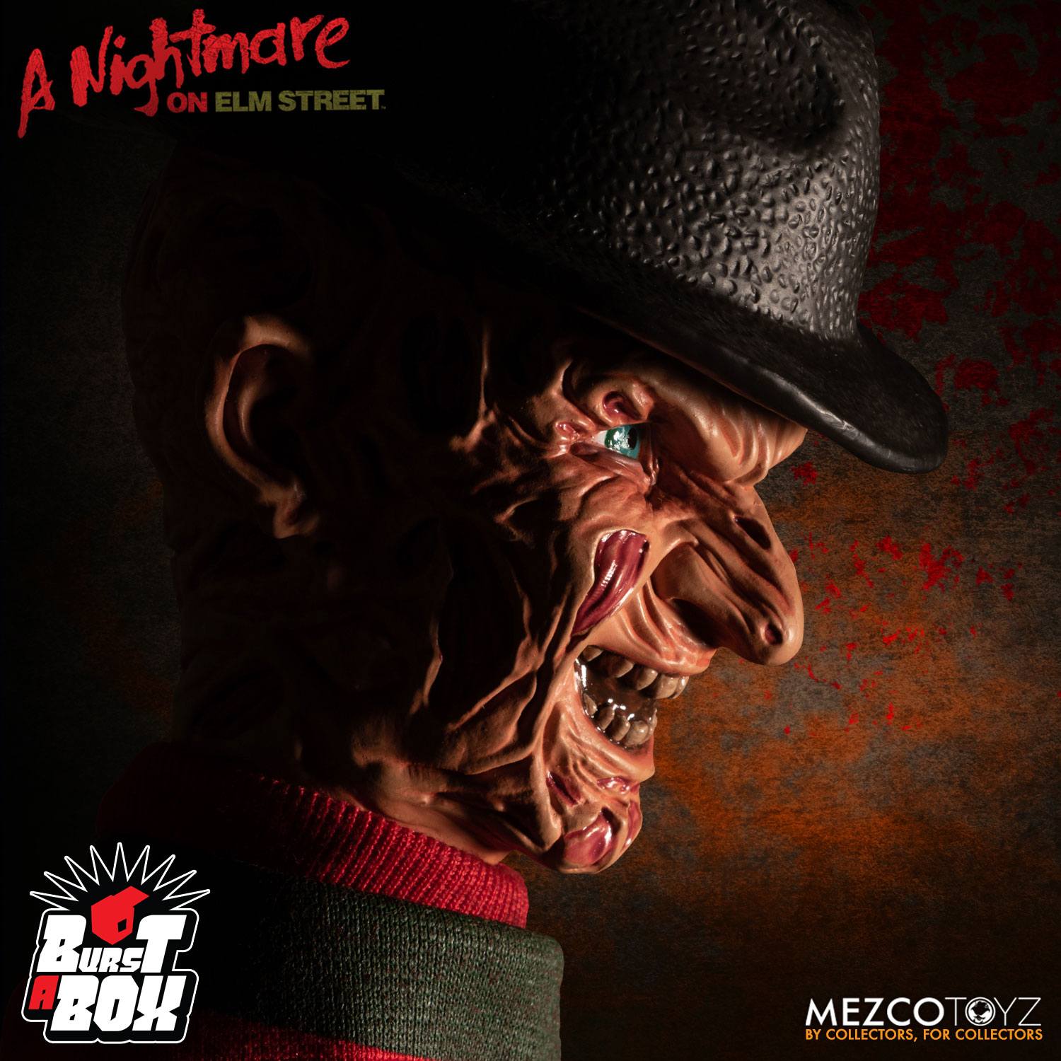 Nightmare on Elm Street: Freddy Krueger - Burst-A-Box Springteufel Spieluhr-Merchandise-Mezco-Mighty Underground