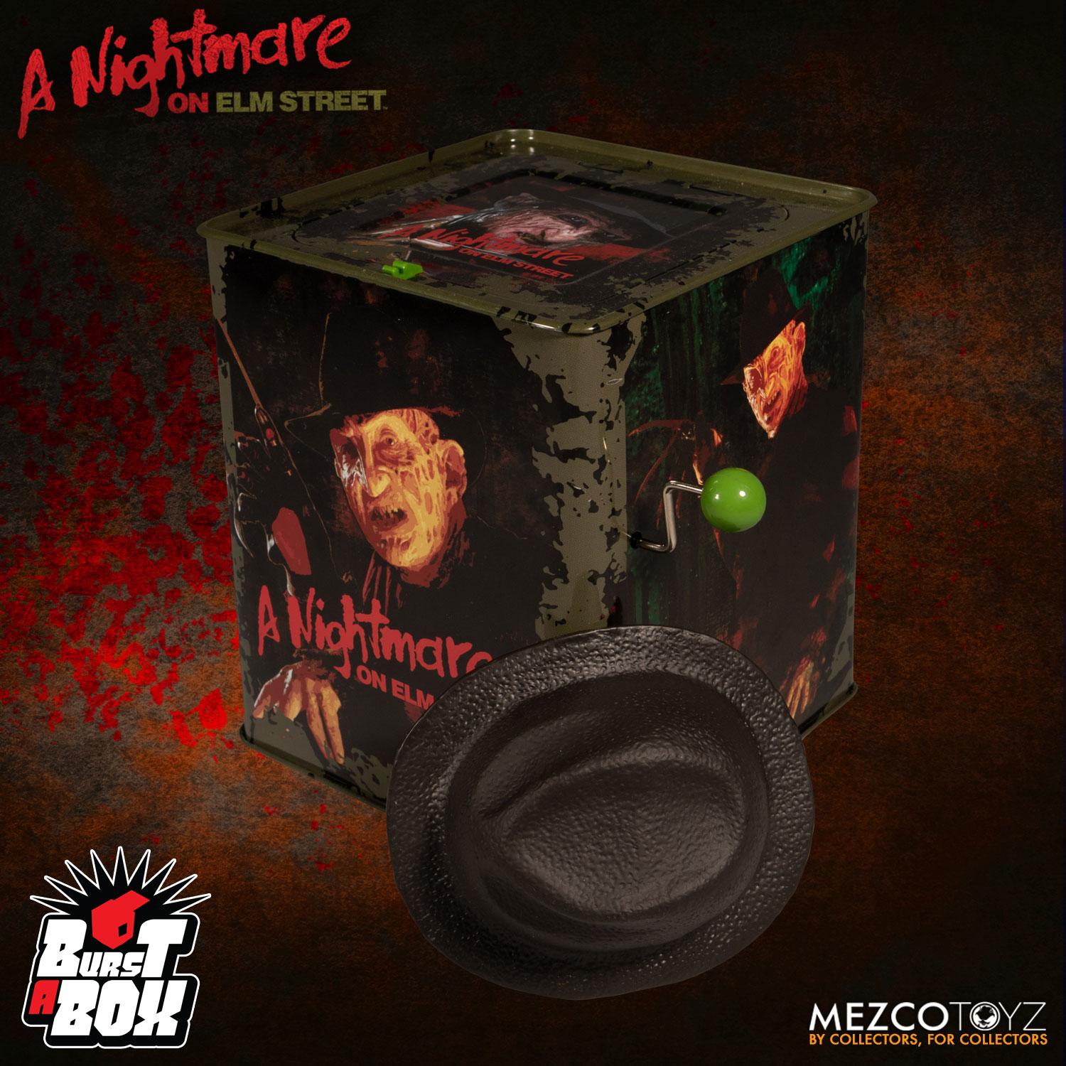 Nightmare on Elm Street: Freddy Krueger - Burst-A-Box Springteufel Spieluhr-Merchandise-Mezco-Mighty Underground