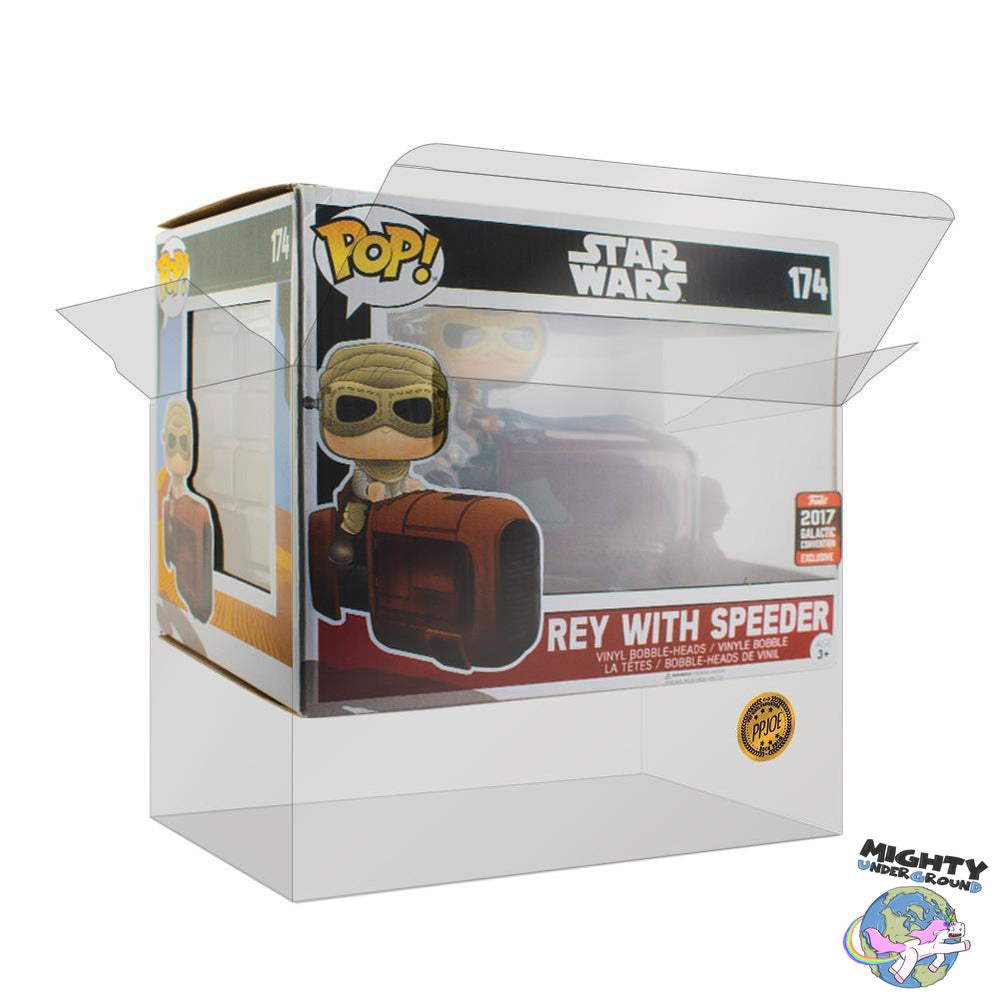 PPJoe Star Wars Rey with Speeder Pop Protektor