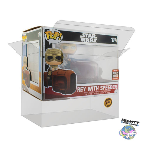 PPJoe Star Wars Rey with Speeder Pop Protektor-Pop Vinyl Protector-PPJoe-Mighty Underground