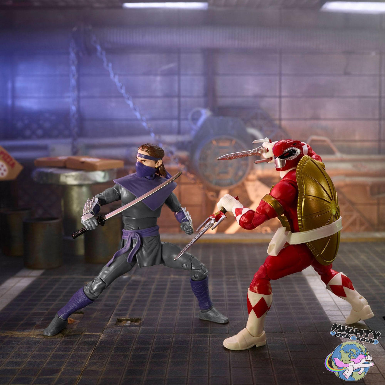 Power Rangers x TMNT Lightning Collection (6-Figurenset)-Actionfiguren-Hasbro-Mighty Underground