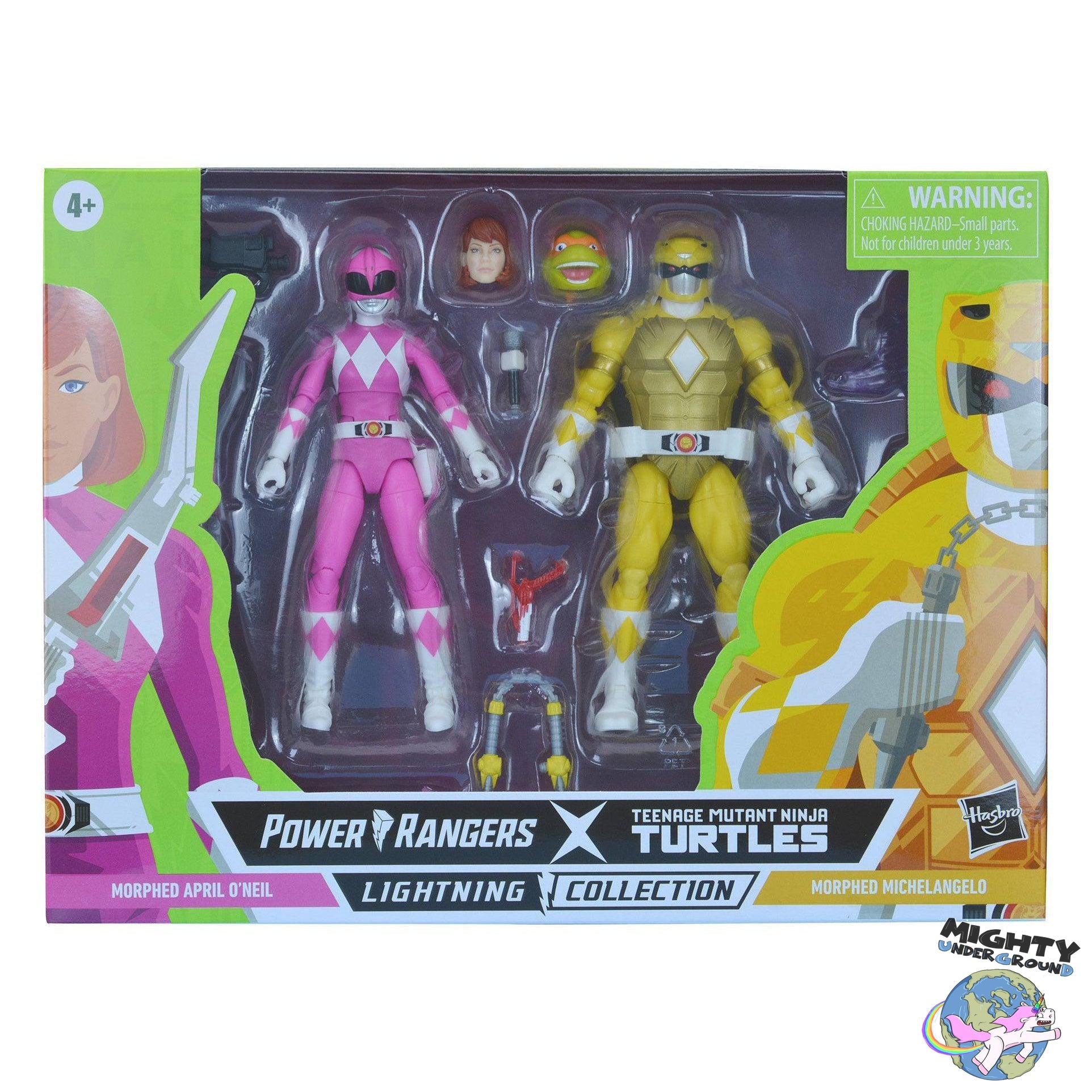 Power Rangers x TMNT Lightning Collection (6-Figurenset)-Actionfiguren-Hasbro-Mighty Underground