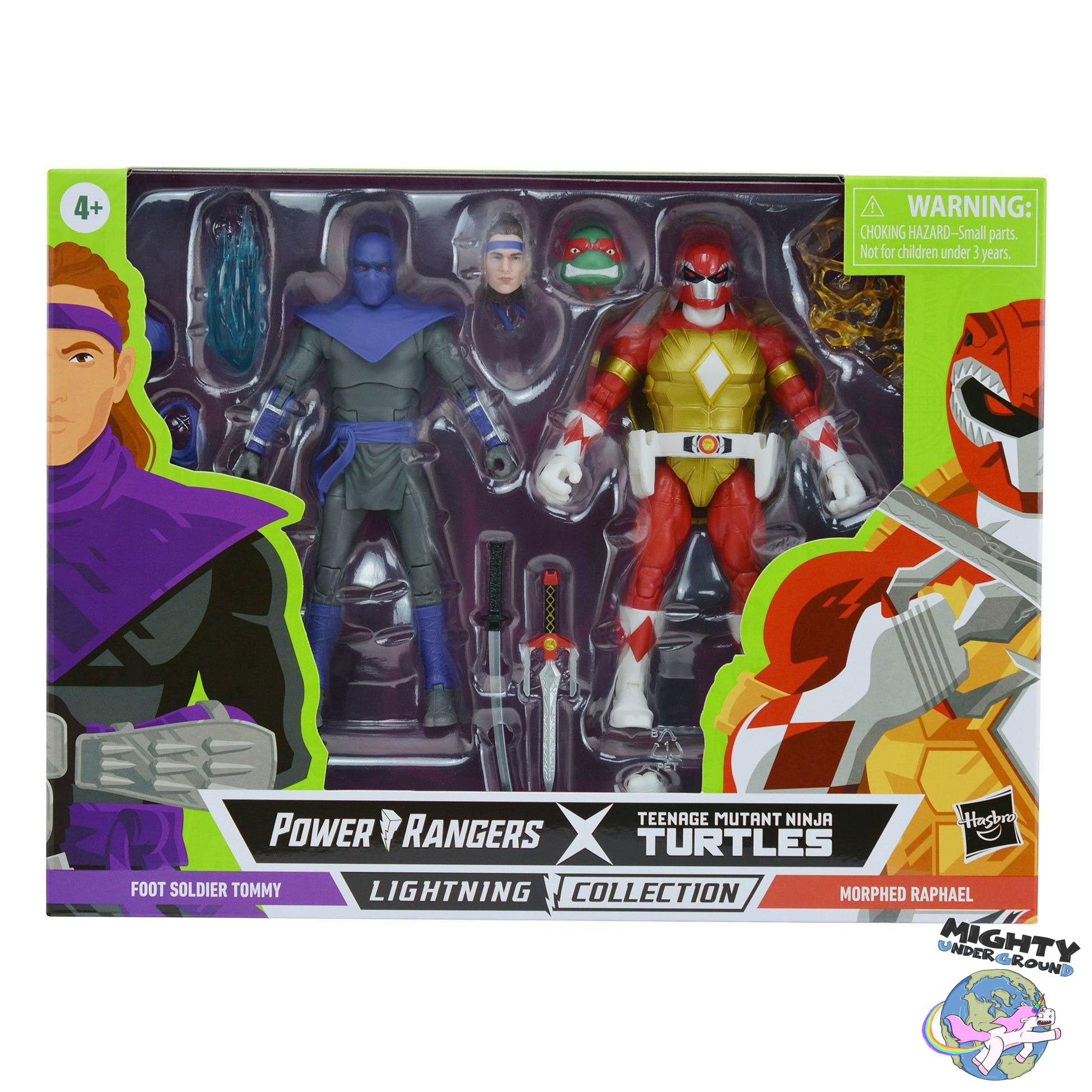 Power Rangers x TMNT Lightning Collection (6-Figurenset)-Actionfiguren-Hasbro-Mighty Underground