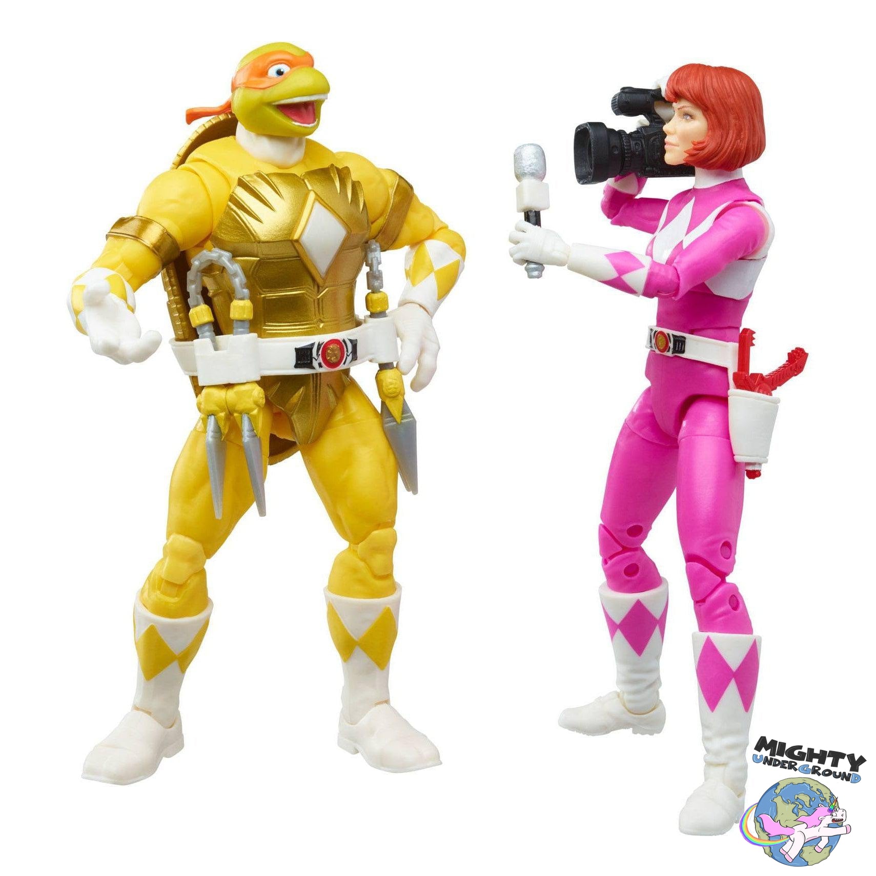 Power Rangers x TMNT Lightning Collection (6-Figurenset)-Actionfiguren-Hasbro-Mighty Underground