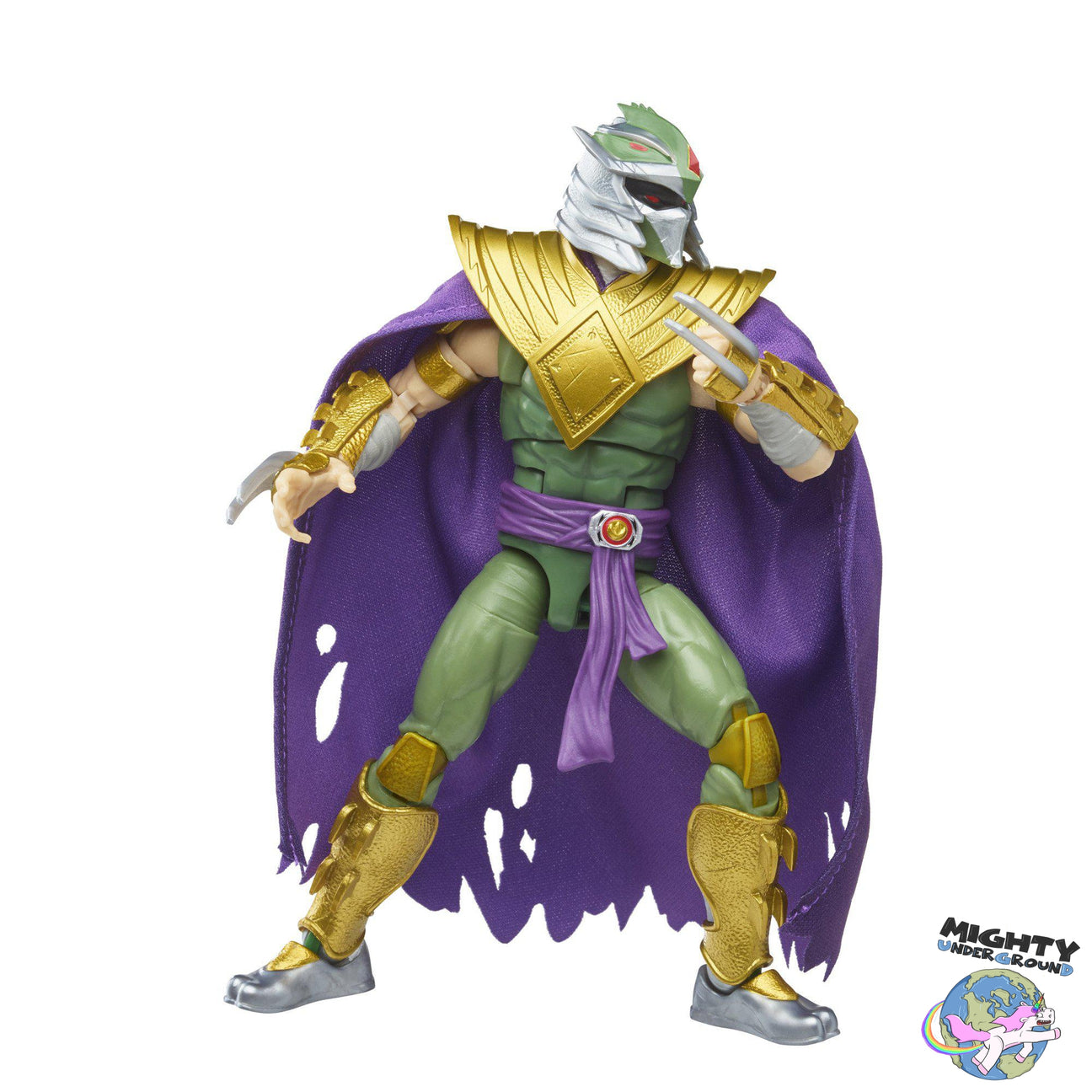 Power Rangers x TMNT Lightning Collection: Shredder-Actionfiguren-Hasbro-Mighty Underground