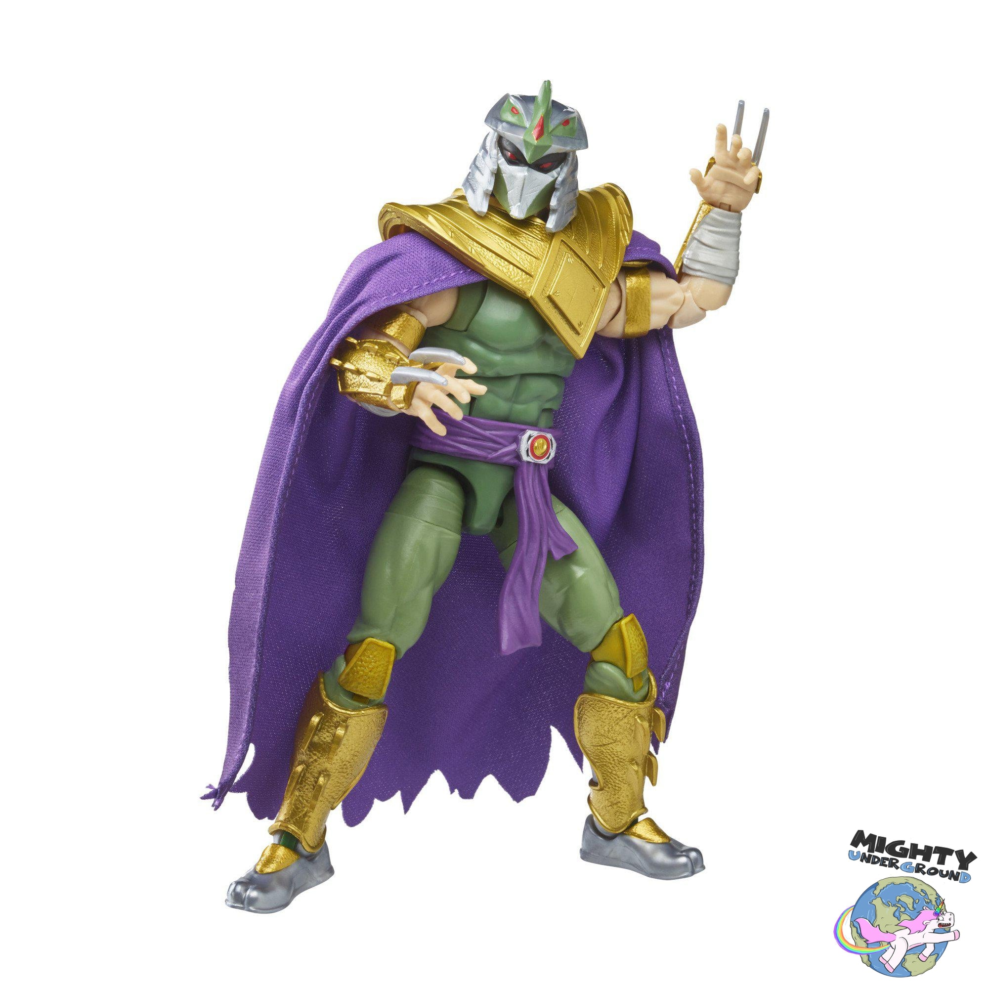 Power Rangers x TMNT Lightning Collection: Shredder-Actionfiguren-Hasbro-Mighty Underground