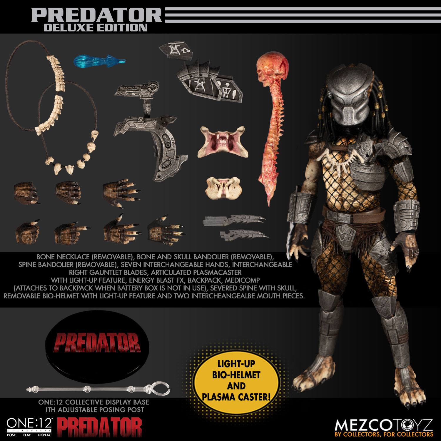 Predator Deluxe Edition - 1:12-Actionfiguren-Mezco Toys-Mighty Underground