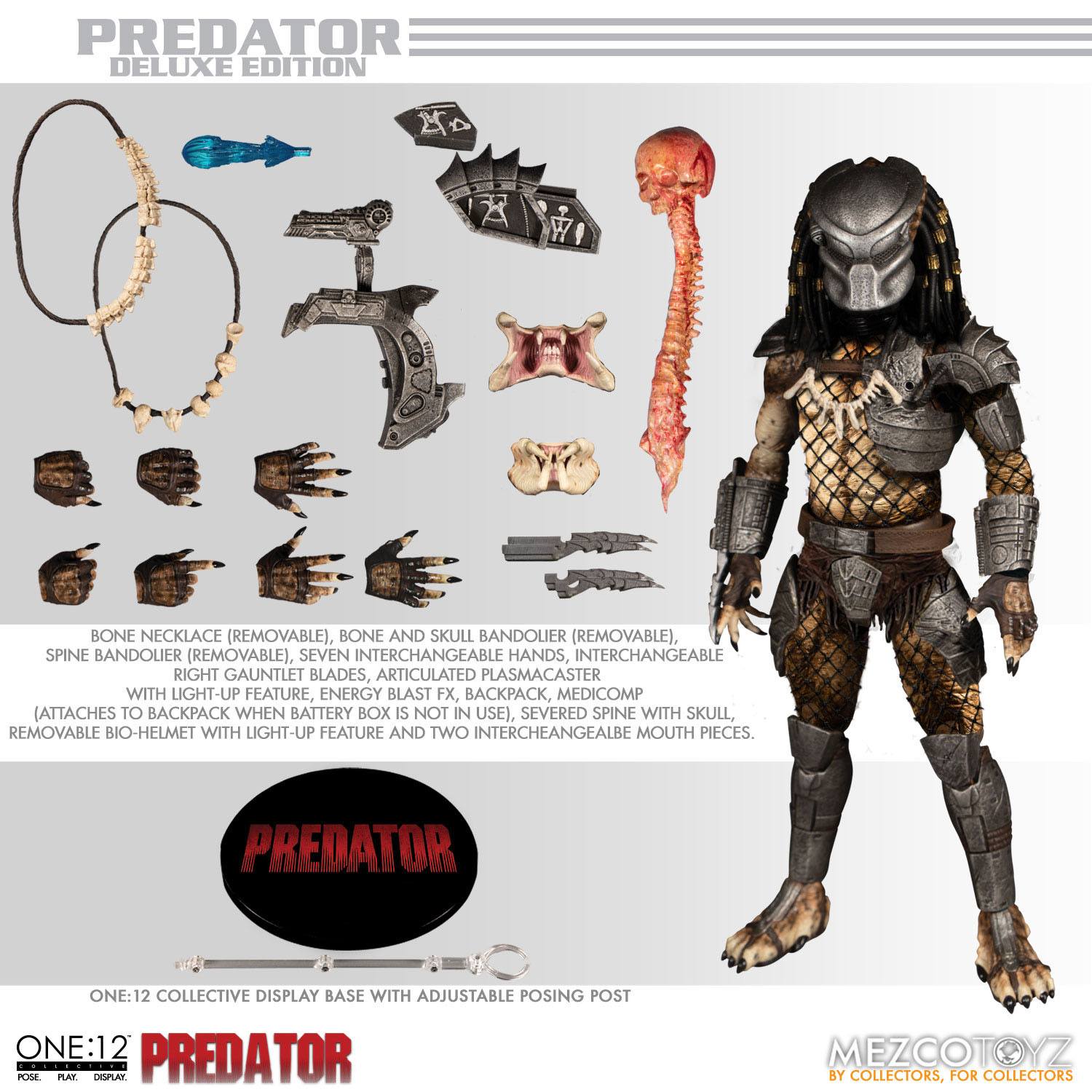 Predator Deluxe Edition - 1:12-Actionfiguren-Mezco Toys-Mighty Underground