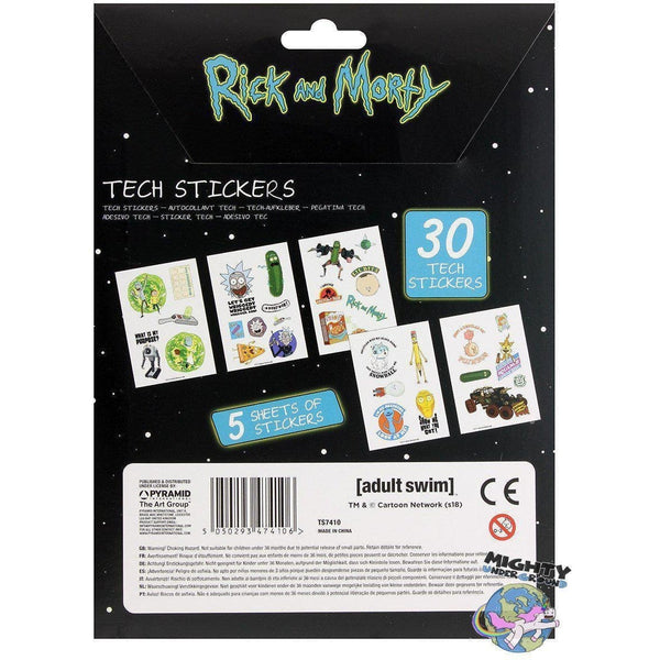 Rick and Morty - Decal Stickerset-Sticker-Pyramid-Mighty Underground