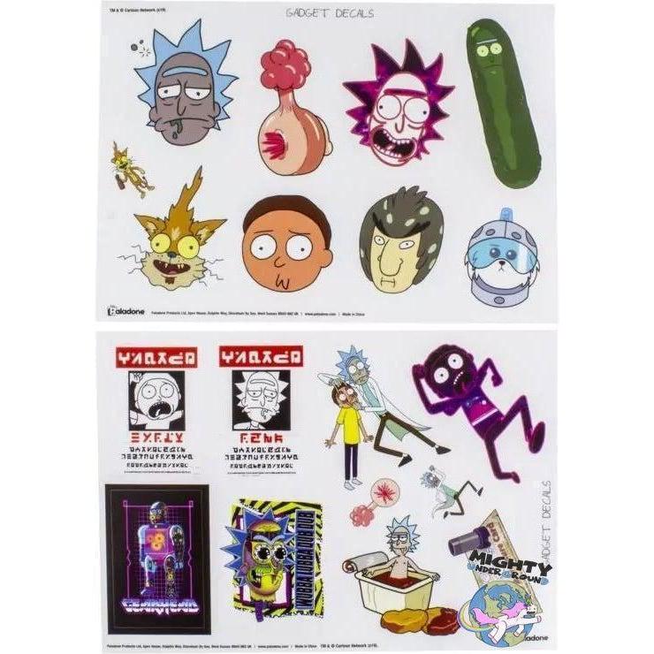 Rick and Morty - Gadget Decal - Stickerset-Sticker-Paladone-Mighty Underground