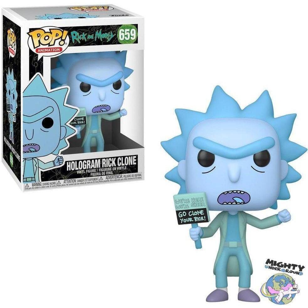 Rick and Morty - Hologram Rick Clone - Pop #659-POP! + Funkos-Funko-mighty-underground