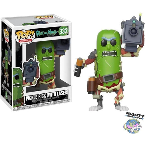 Rick and Morty - Pickle Rick (with Laser) - Pop #332-POP! + Funkos-Funko-mighty-underground