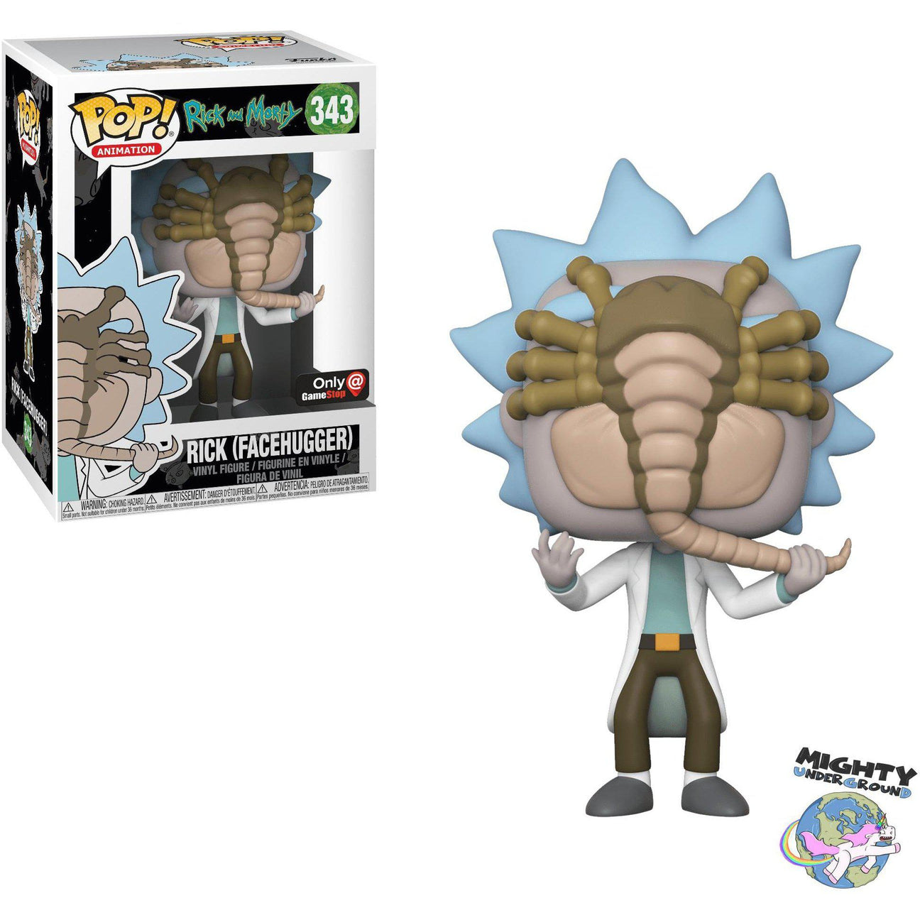 Rick and Morty - Rick (Facehugger) - Pop #343-POP! + Funkos-Funko-mighty-underground