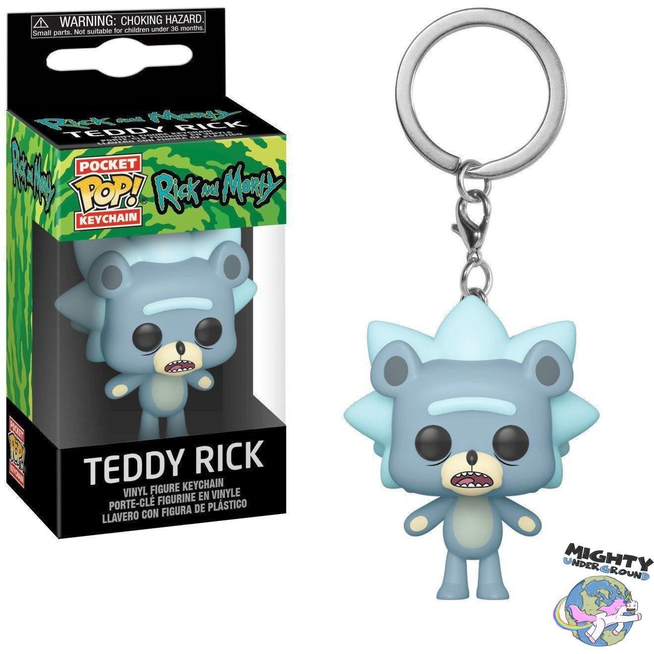 Rick and Morty - Teddy Rick - Pop Keychain-POP! + Funkos-Funko-mighty-underground